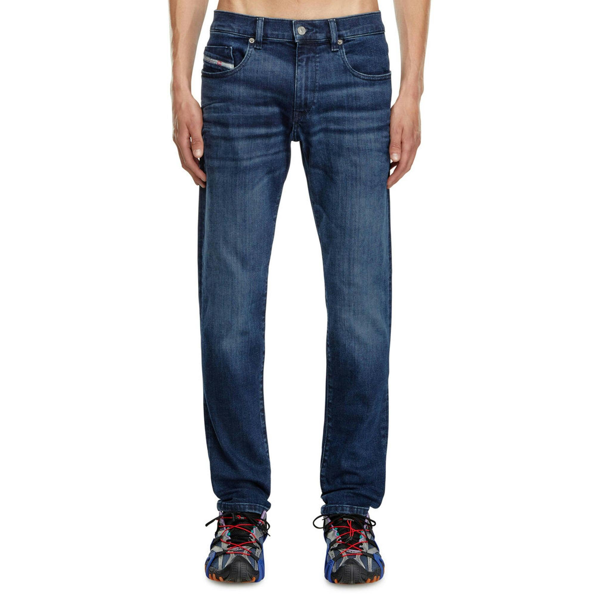 Diesel Red D-Strukt Slim Fit Jeans - 0Grdj - 36/30