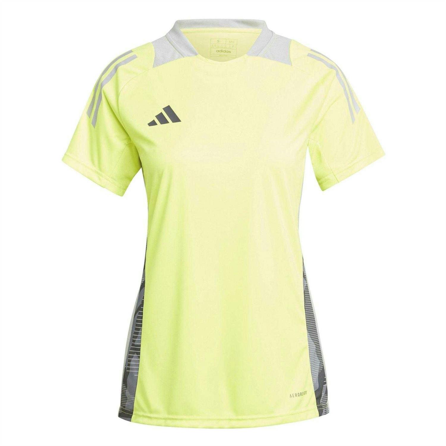 Adidas Women's Yellow / Tiro 24 Competition Football Jersey - Solar - 16 Uk - Solar - 100% Recycled Polyester