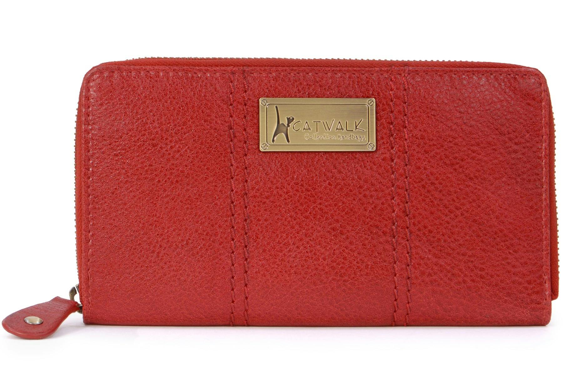 Catwalk Collection Handbags Red Gallery - Purse - Rfid