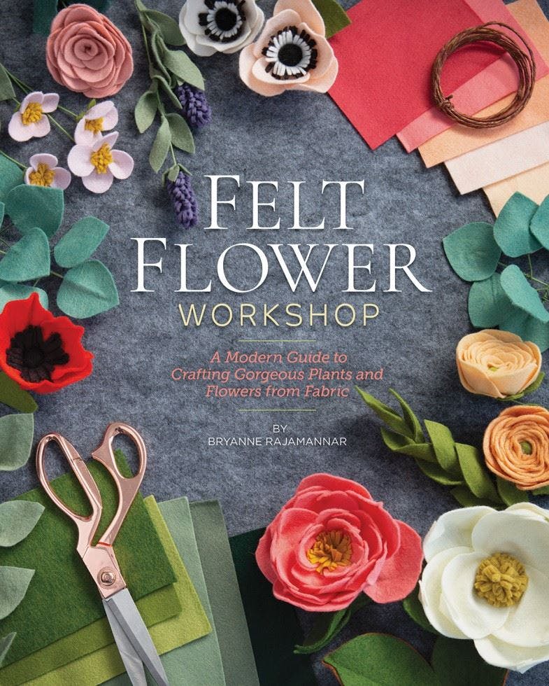 Search Press Felt Flower Workshop - Bryanne Rajamannar - Image 7