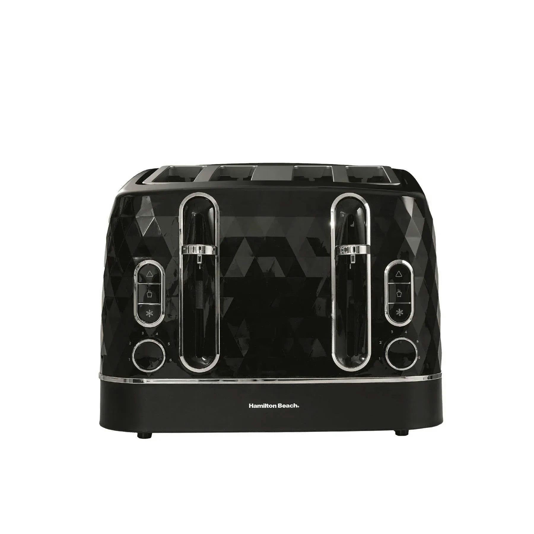 Hamilton Beach Unisex Black Diamond Slice Toaster Size 4 - Image 2