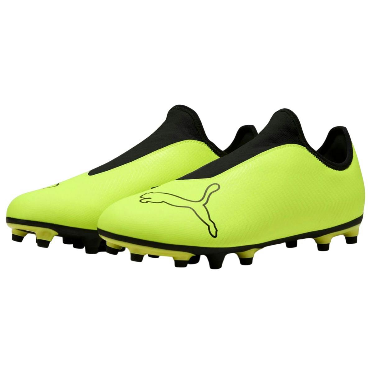 Puma Yellow Childrens/Kids Finesse Firm Ground Football Boots - 10 Uk Child - 100% Mixed