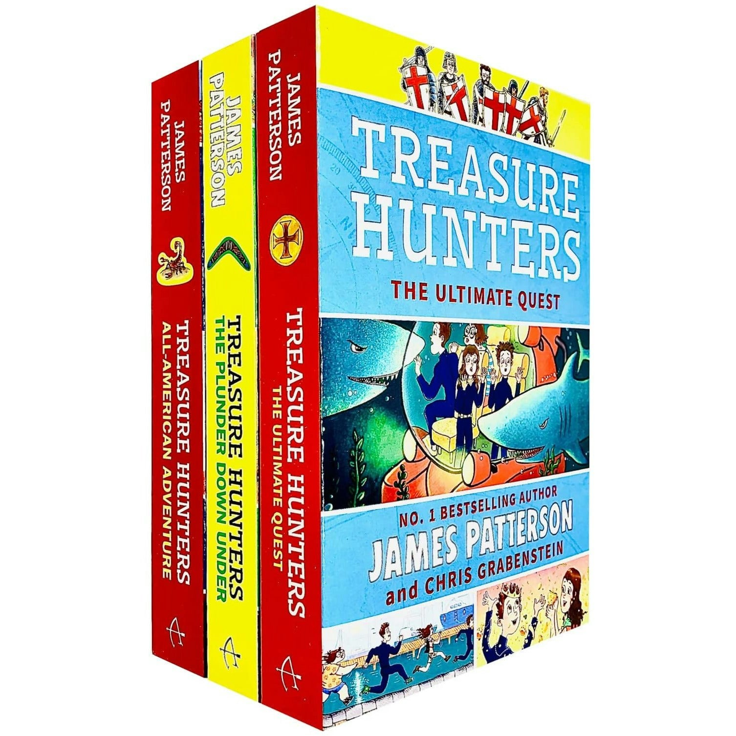 Treasure Hunters Series 6-8 by James Patterson 3 Books Set -Ages 9-12 -Paperback - Image 17