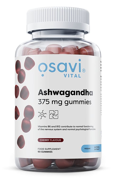 Osavi Ashwagandha 375Mg Gummies, Cherry - 90 Gummies - Image 6