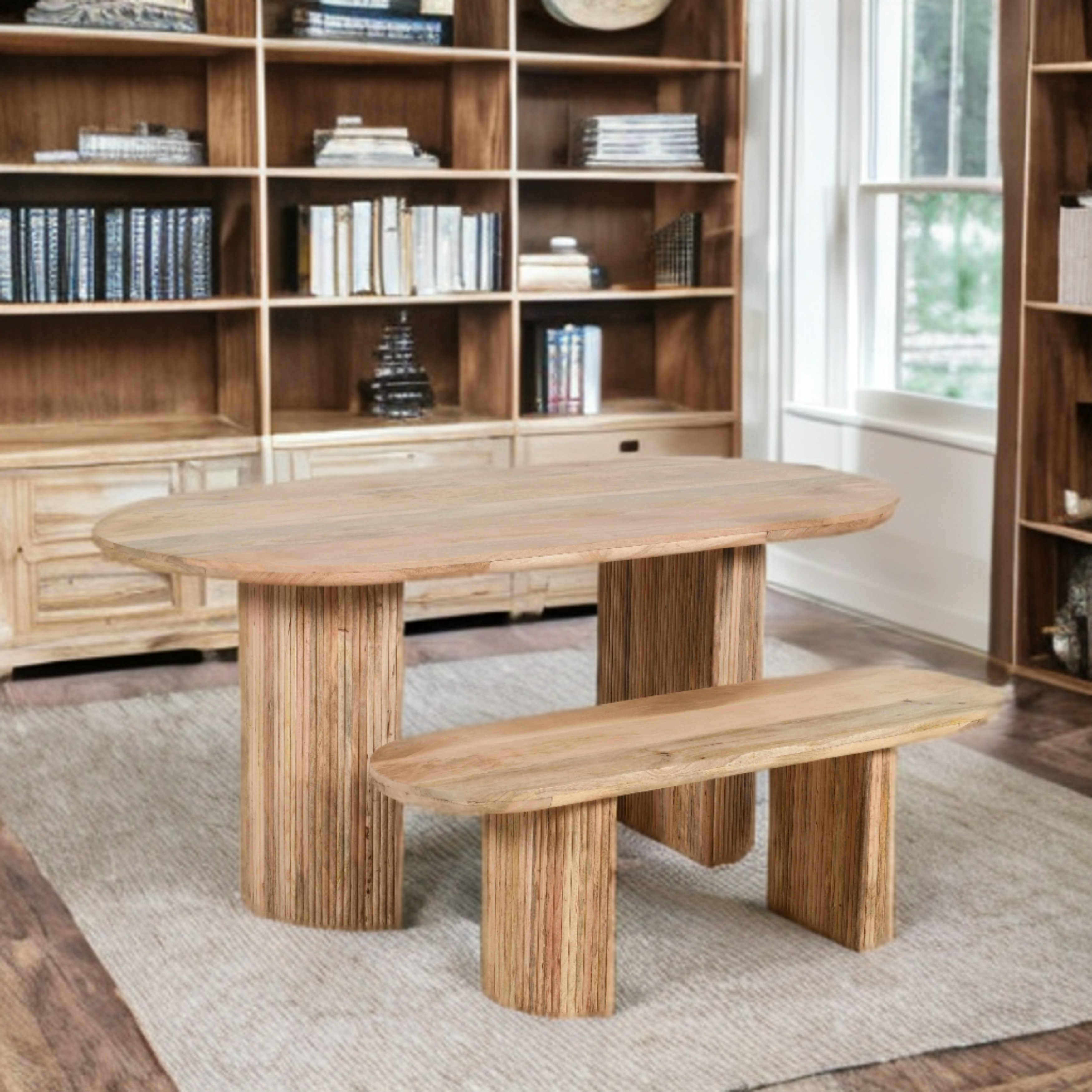 Rackhams Niles Wooden Dining Table 170Cm - Wood - 170X85x76 Cm (Lxdxh) - Dining Table
