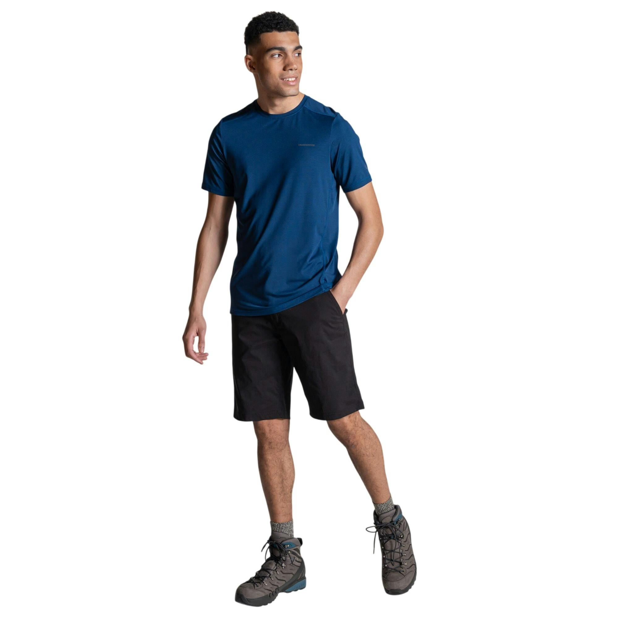 Craghoppers Men's Charon Ii Reflective Logo T-Shirt - Juniper Berry - L - Juniper Berry - 92% Recycled Polyester/8% Elastane