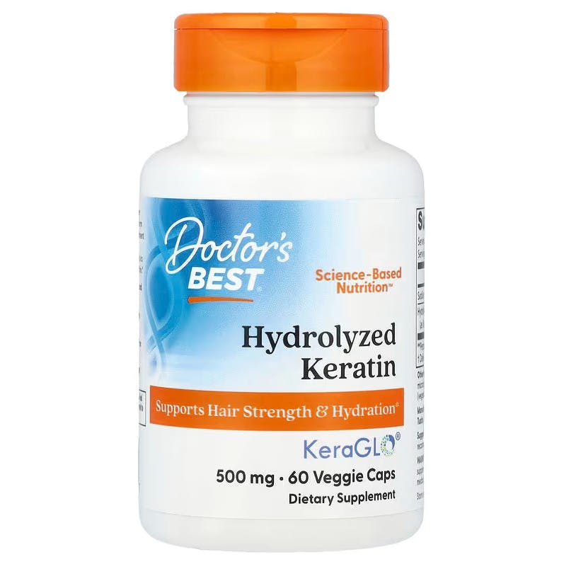 Hydrolyzed Keratin, 500mg - 60 vcaps - Image 5