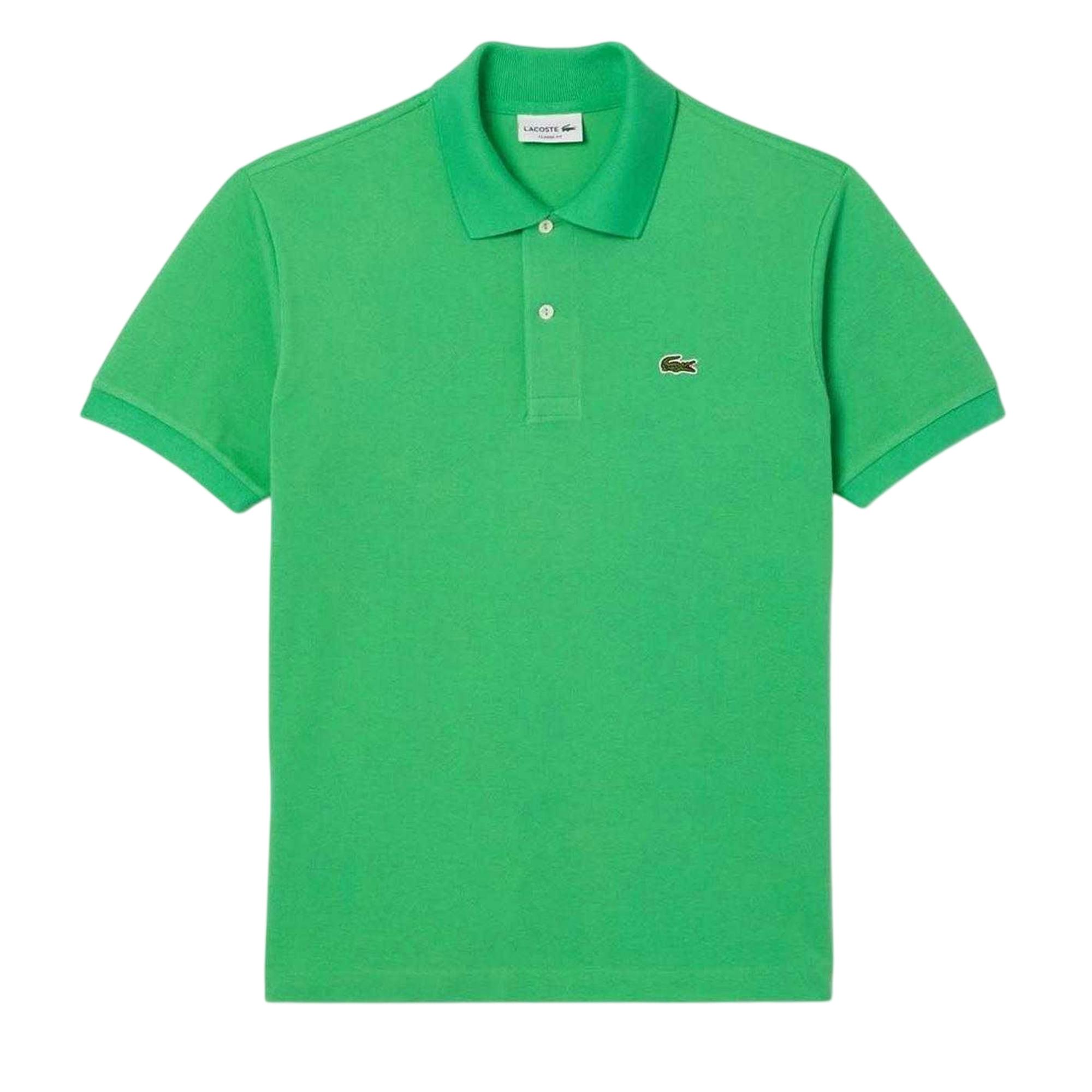 Lacoste Men's Green Originals Pique Polo Shirt - S - 100% Mixed