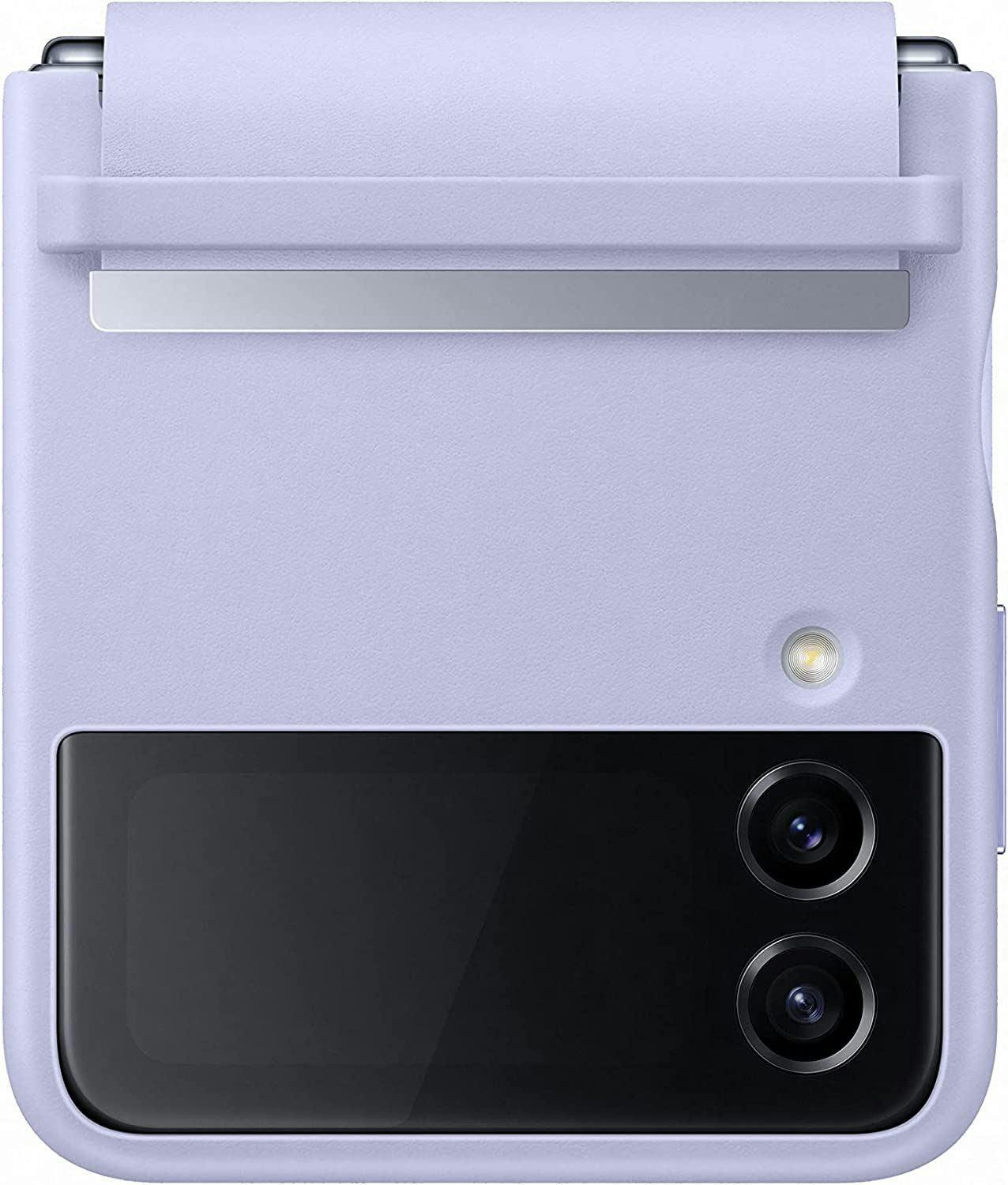 Samsung Galaxy Z Flip 4 Flap Leather Cover Serene Purple - Image 3