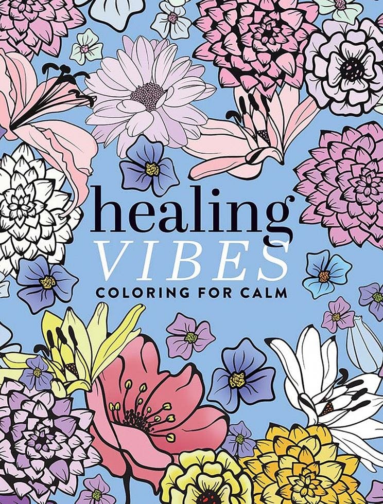 Healing Vibes: Coloring for Calm (Dover Adult by Dover Publications (PB 2024) - Image 6