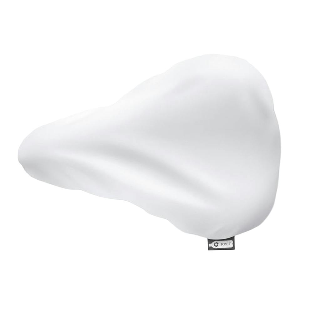 Midocean White Bypro Rpet Bicycle Saddle Cover - One Size