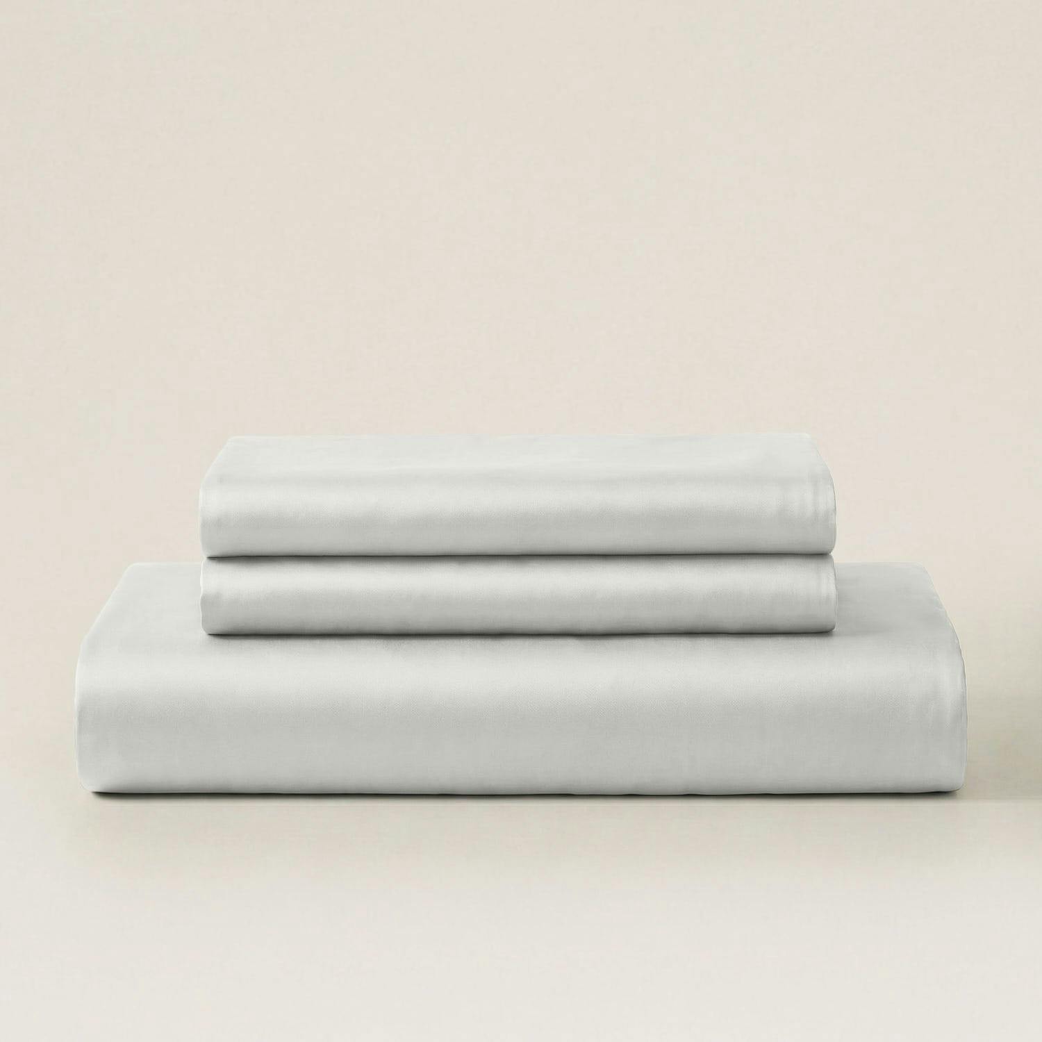 Rackhams Grey Sateen Duvet Cover Set - S.king - King
