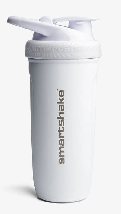 Smartshake Reforce Stainless Steel Protein Shaker Bottle - Non Insulated Unisex Gym Bottle | Metal Shaker Bottles - 900 ml | 30 oz - Leakproof Screw-On Lid - DEHP & BPA Free (White) - Image 4