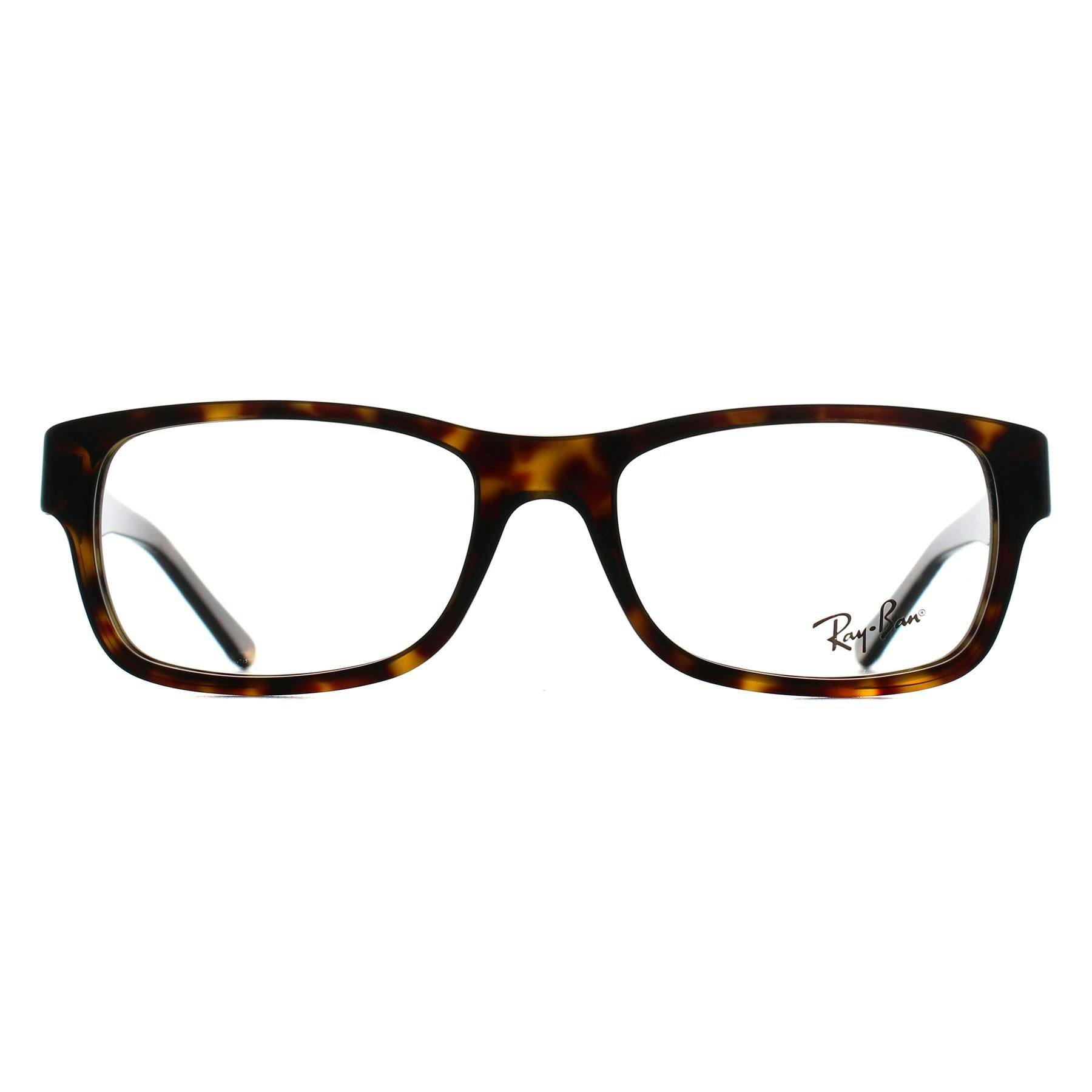 Ray - Ban Unisex Rx5268 2012 Optical Frames Acetate Turtle Squared Normal - Image 7