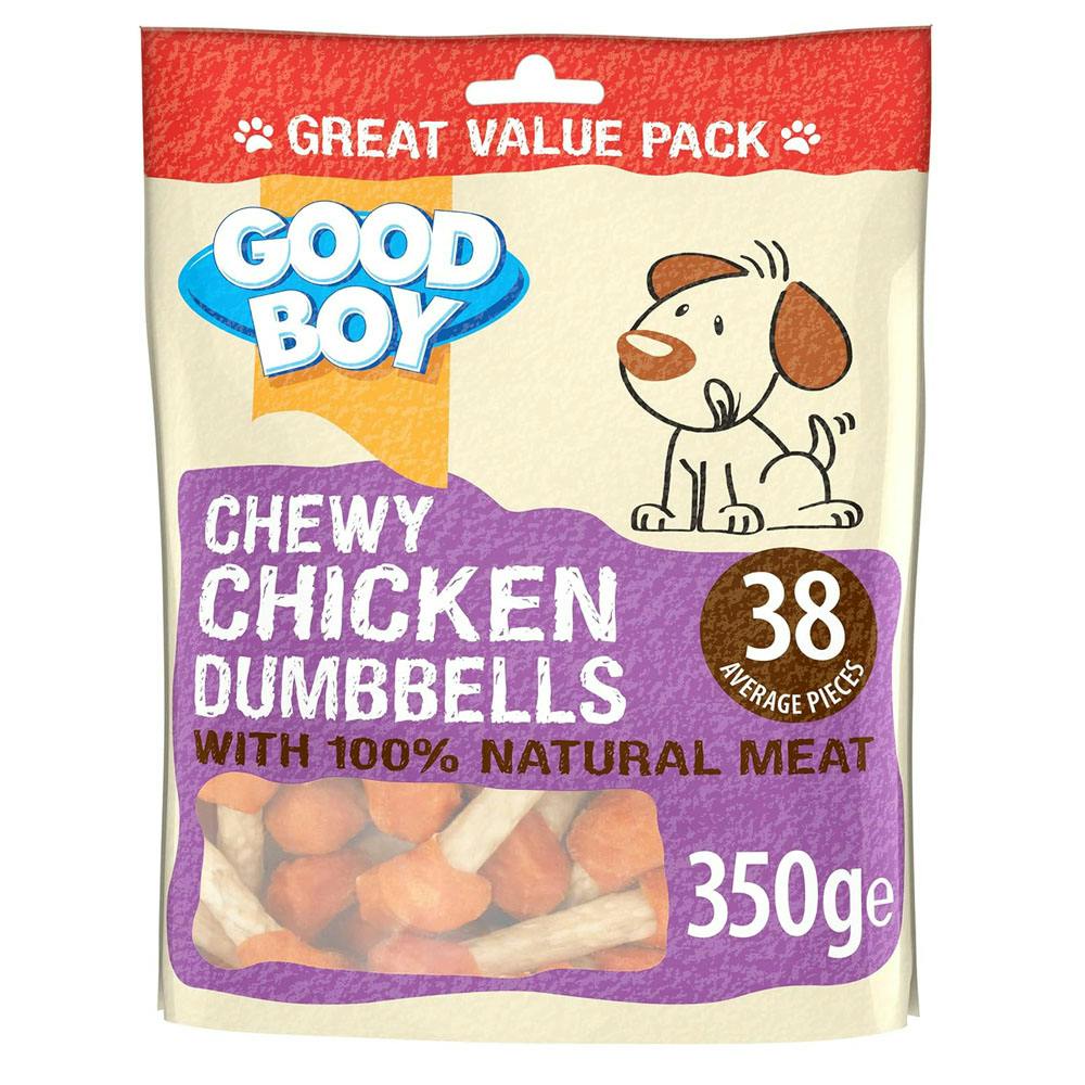 Good Boy Boys Good Chicken Dumbells 350G - 3 Packs (350G X 3)