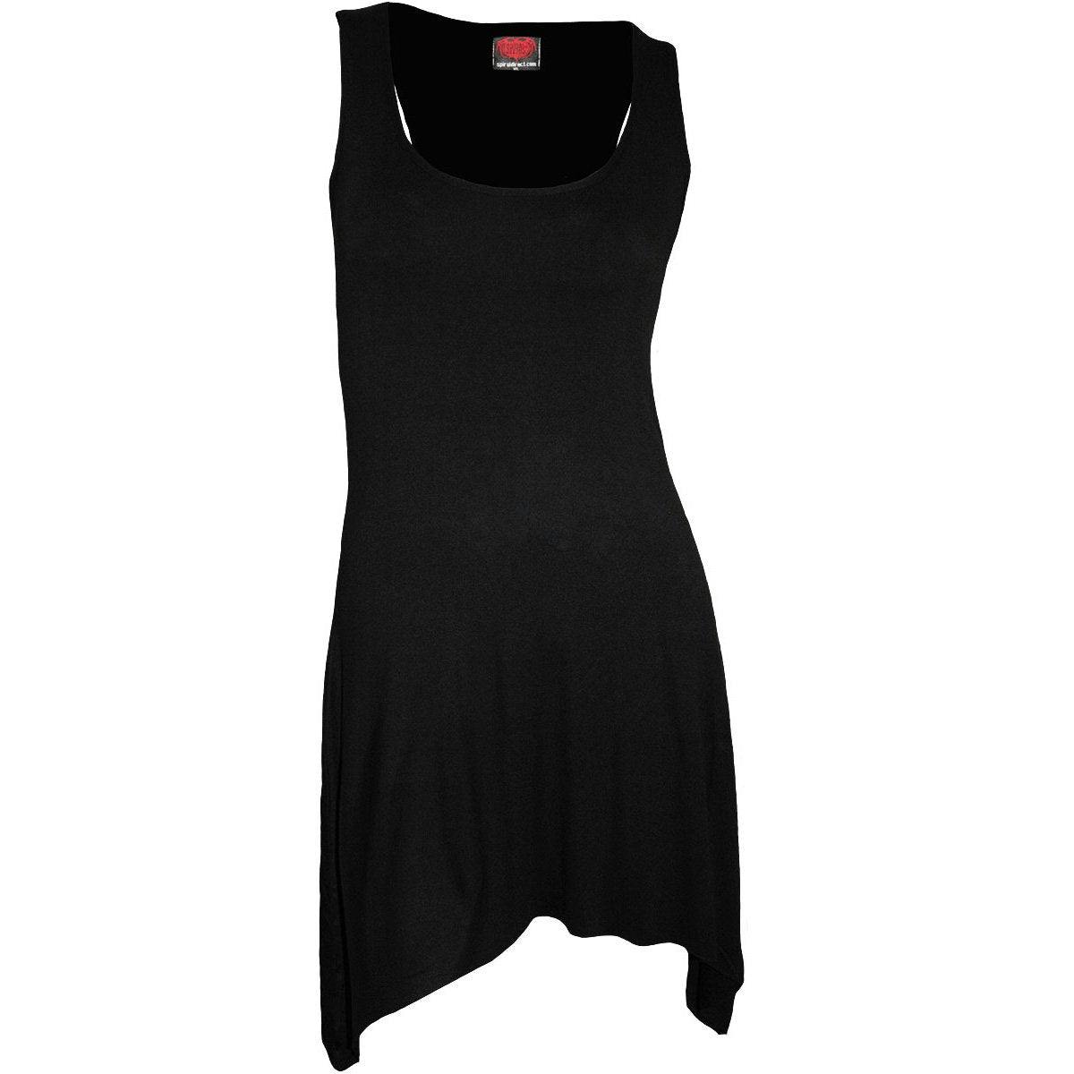 Spiral Direct Black Gothic Elegance - Goth Bottom Camisole Dress - Xxl - Spi - Spi