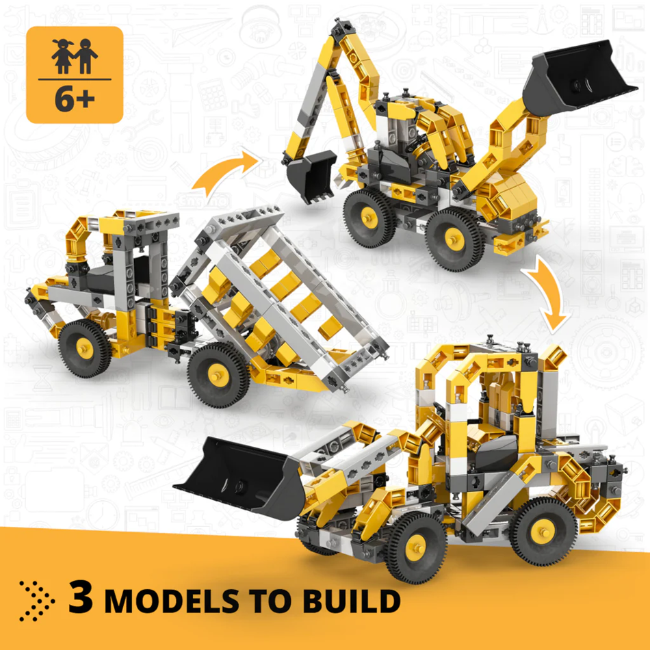Engino Creative Builder: Wheeled Loader Machinery Set
