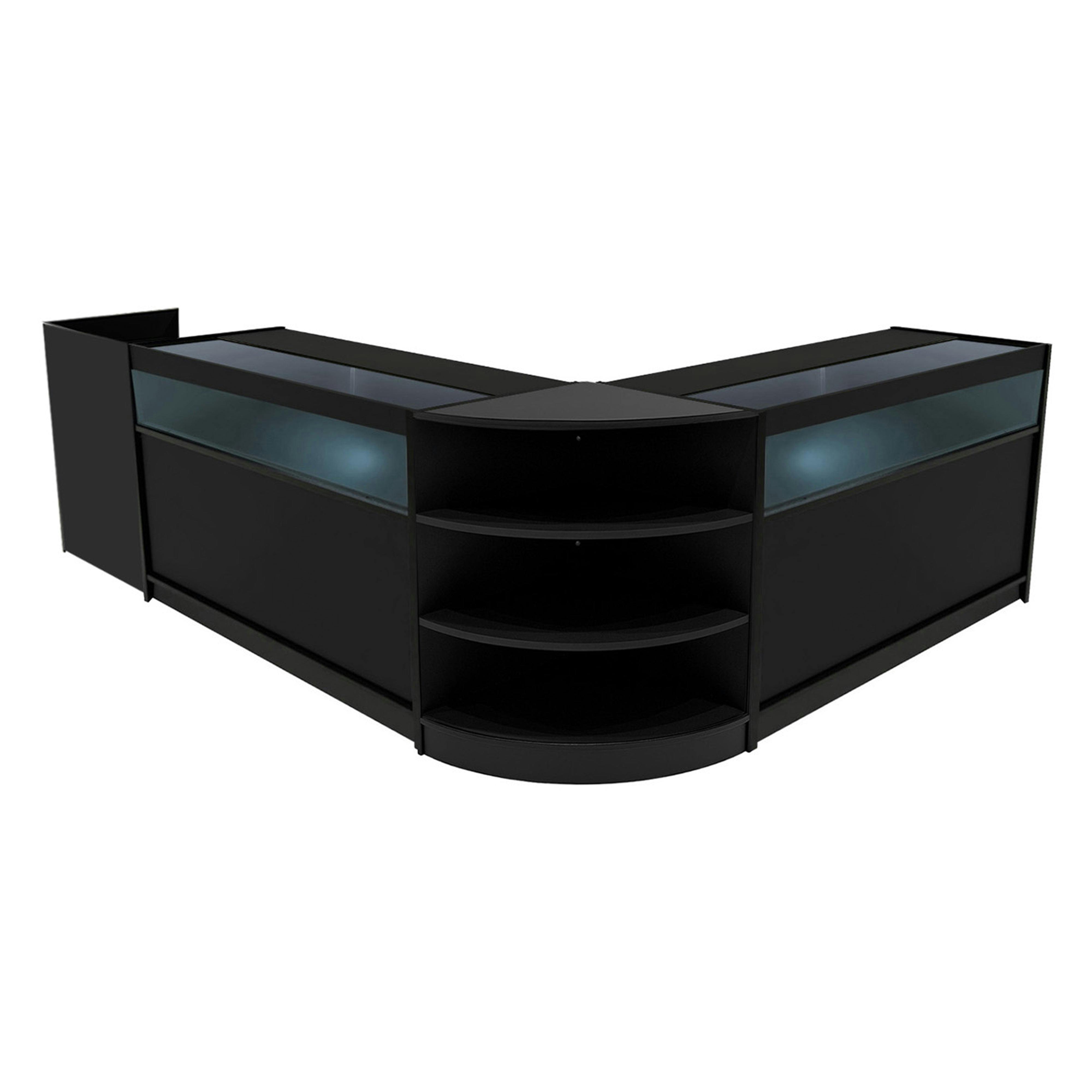 Rackhams Black Sagittarius Led Shop Counter Set Lm60, Tb60 & 2 X B1500