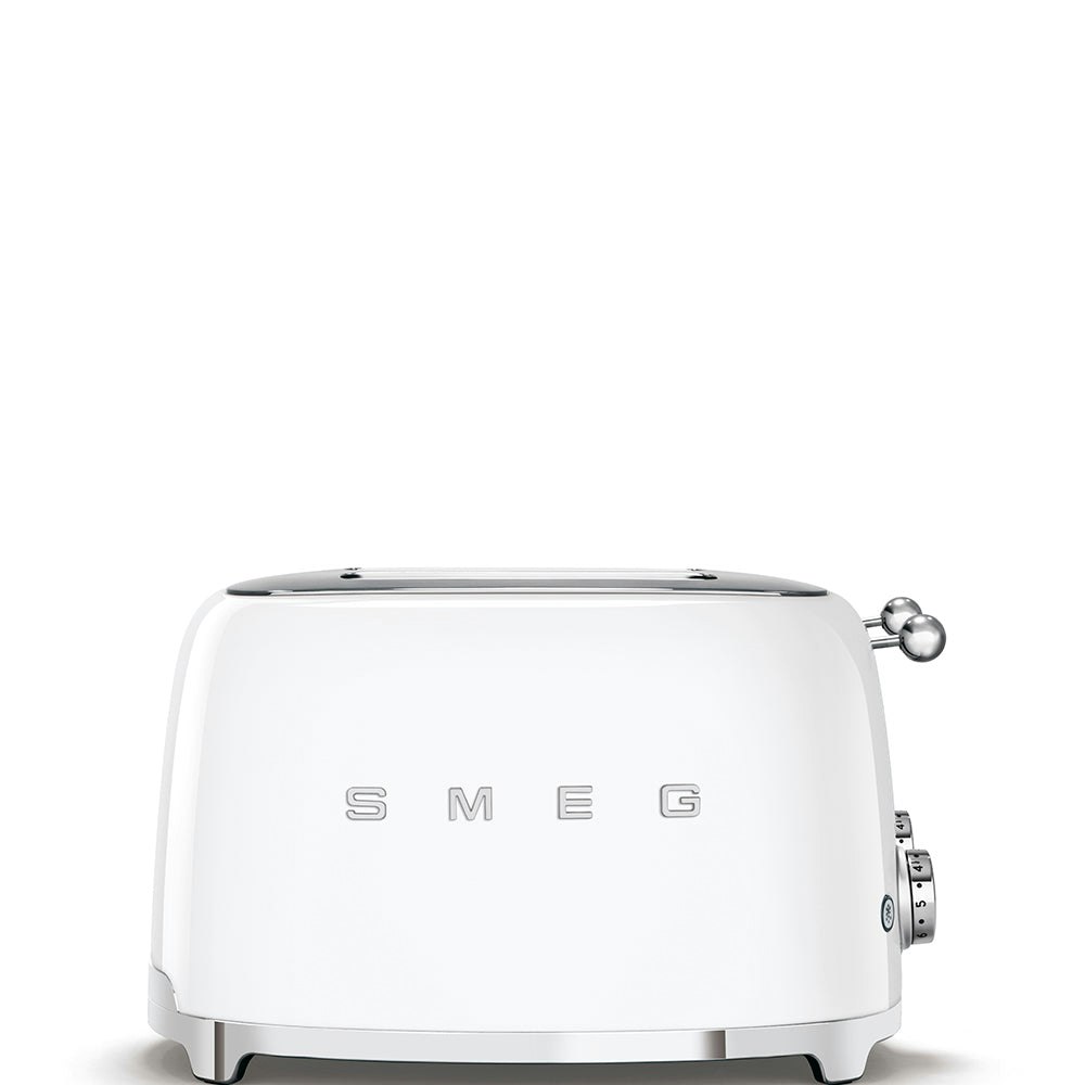 Smeg White Tsf03 Retro 4-Slice Toaster Size 4