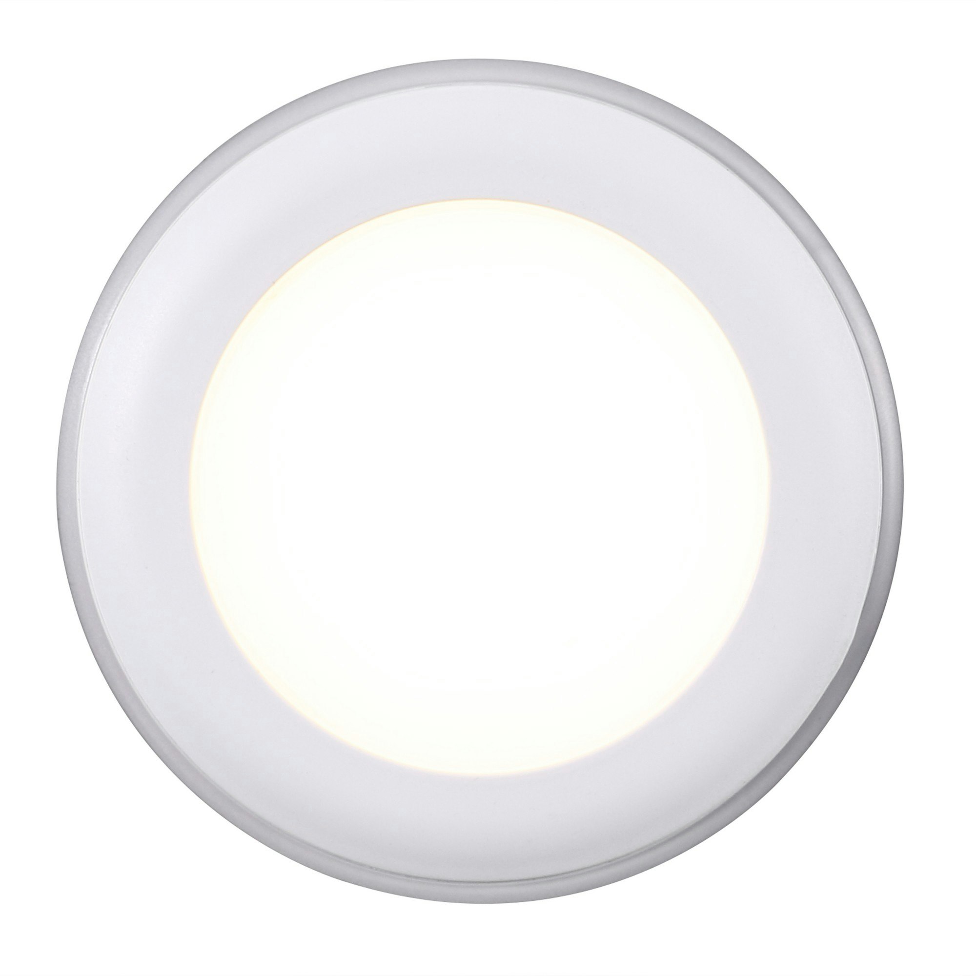 Rackhams White Elkton 8 | Downlight | - Plastic - 1