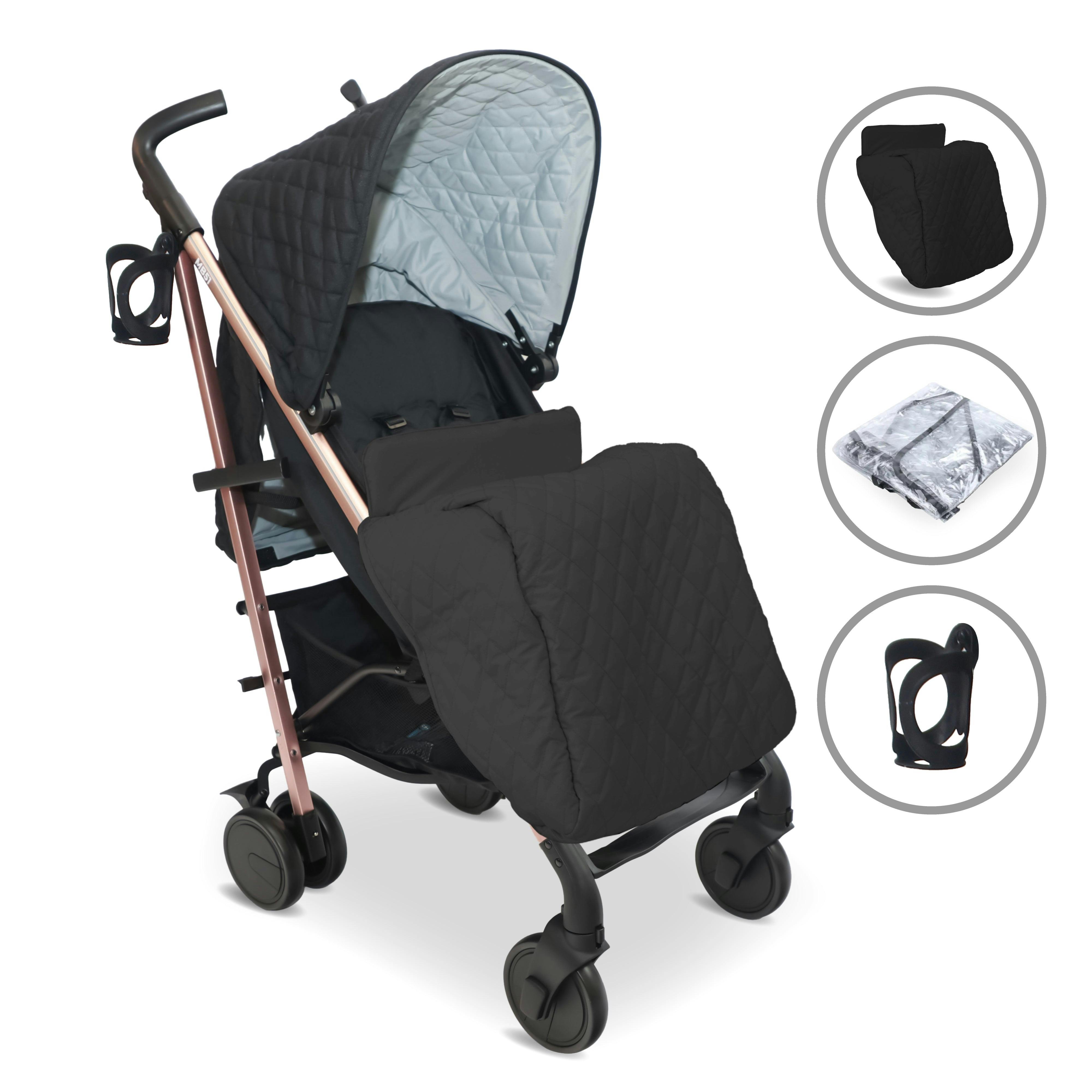 My Babiie MB51 Plus Stroller, Black - Image 3