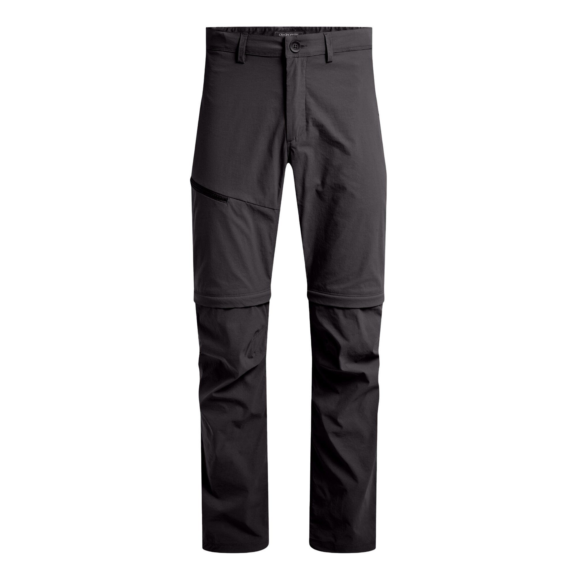 Craghoppers Men's Black Nosilife Pro Iii Convertible Trousers - Pepper - Pepper - 42R