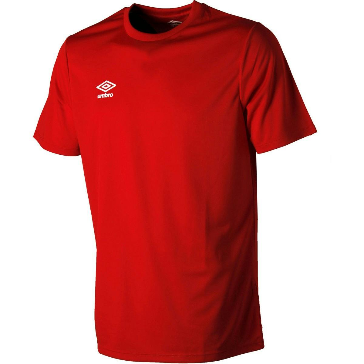 Umbro Men's Club Short-Sleeved Jersey - Vermillion - Xl - Vermillion - 100% Polyester