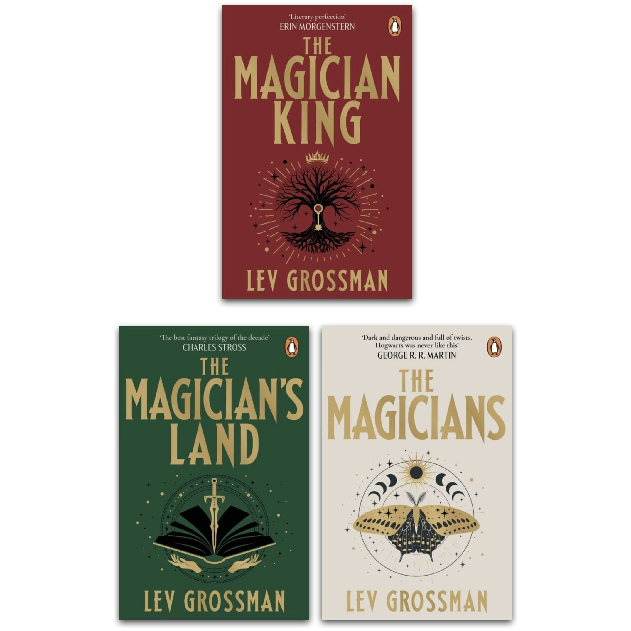 Various Publishers Lev Grossman Magicians Trilogy 3 Books Collection Set (The Magicians, The Magician King, The Magician's Land)