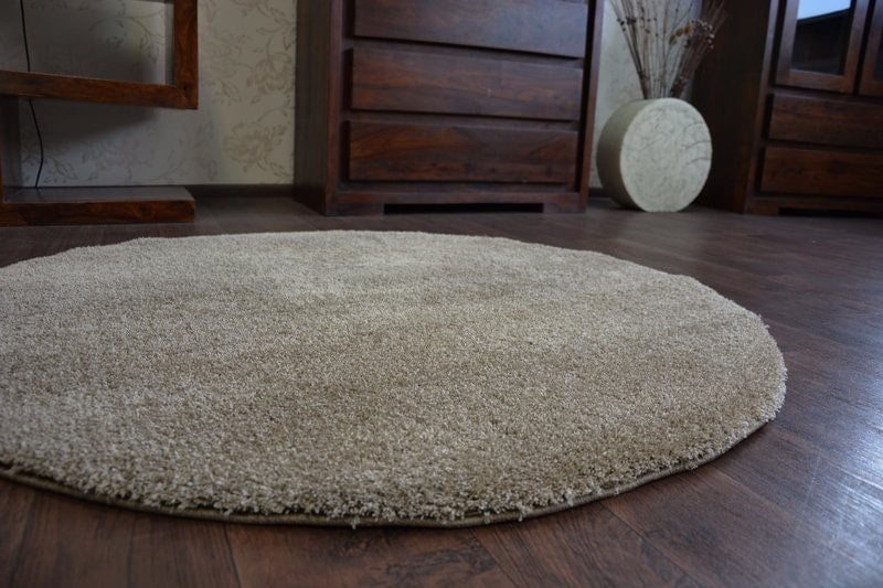 Rugsx Micro Shaggy Rug - 100Cm_diameter