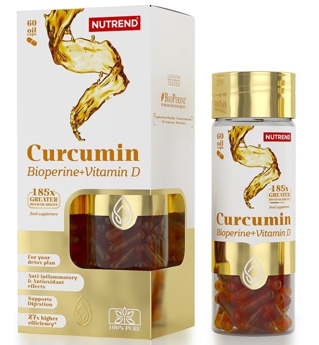 Nutrend Curcumin + Bioperine + Vitamin D 60 Capsules - Image 4
