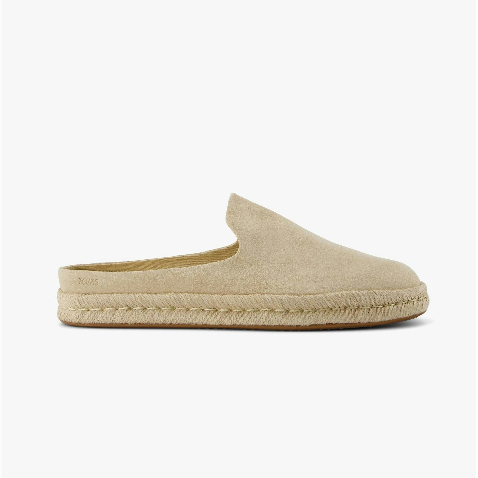 Toms Men's Beige/Light/Brown Santiago Mule Espadrille - Uk 8