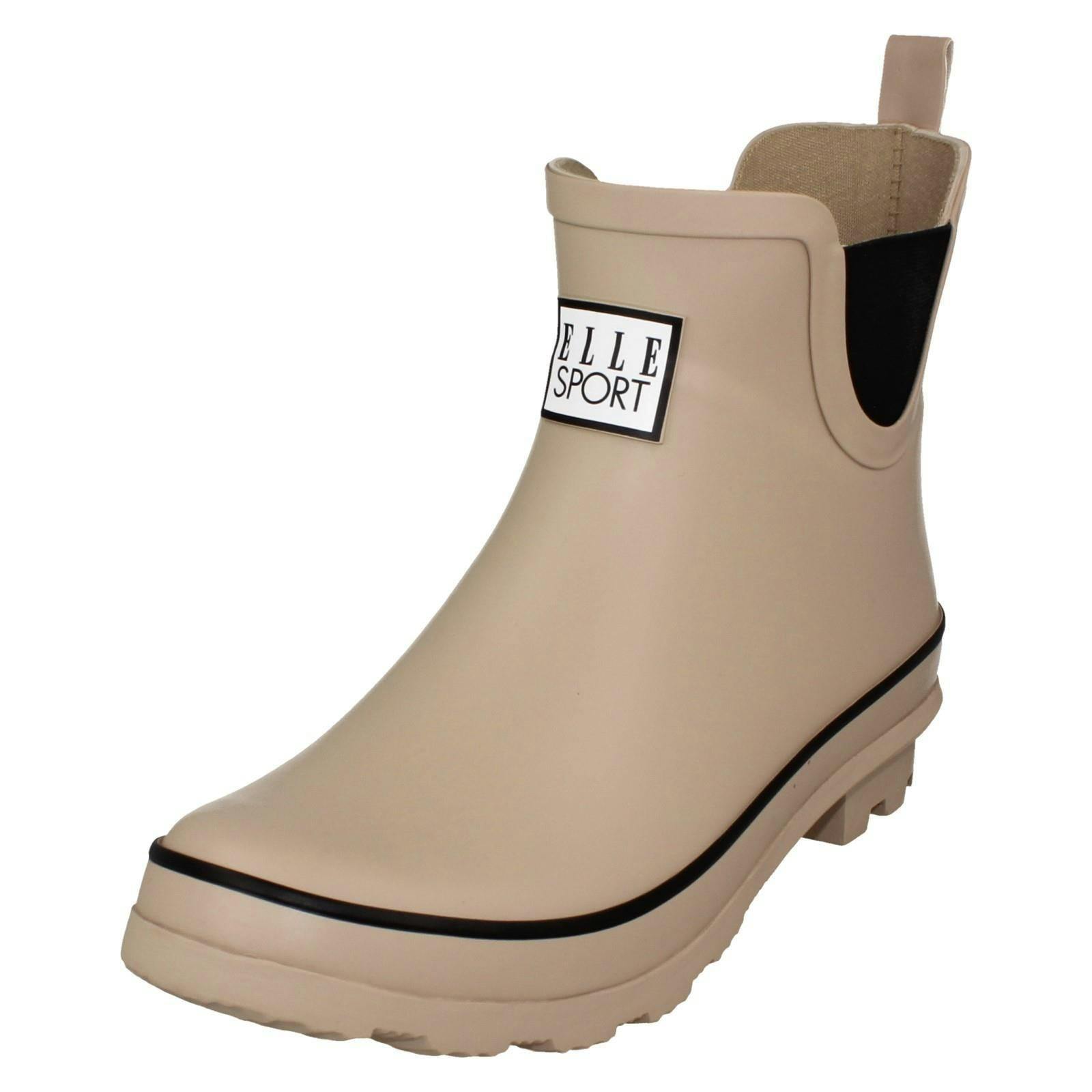 Elle Sport Women's Wellington Boots X1273 - Nude - Uk 7