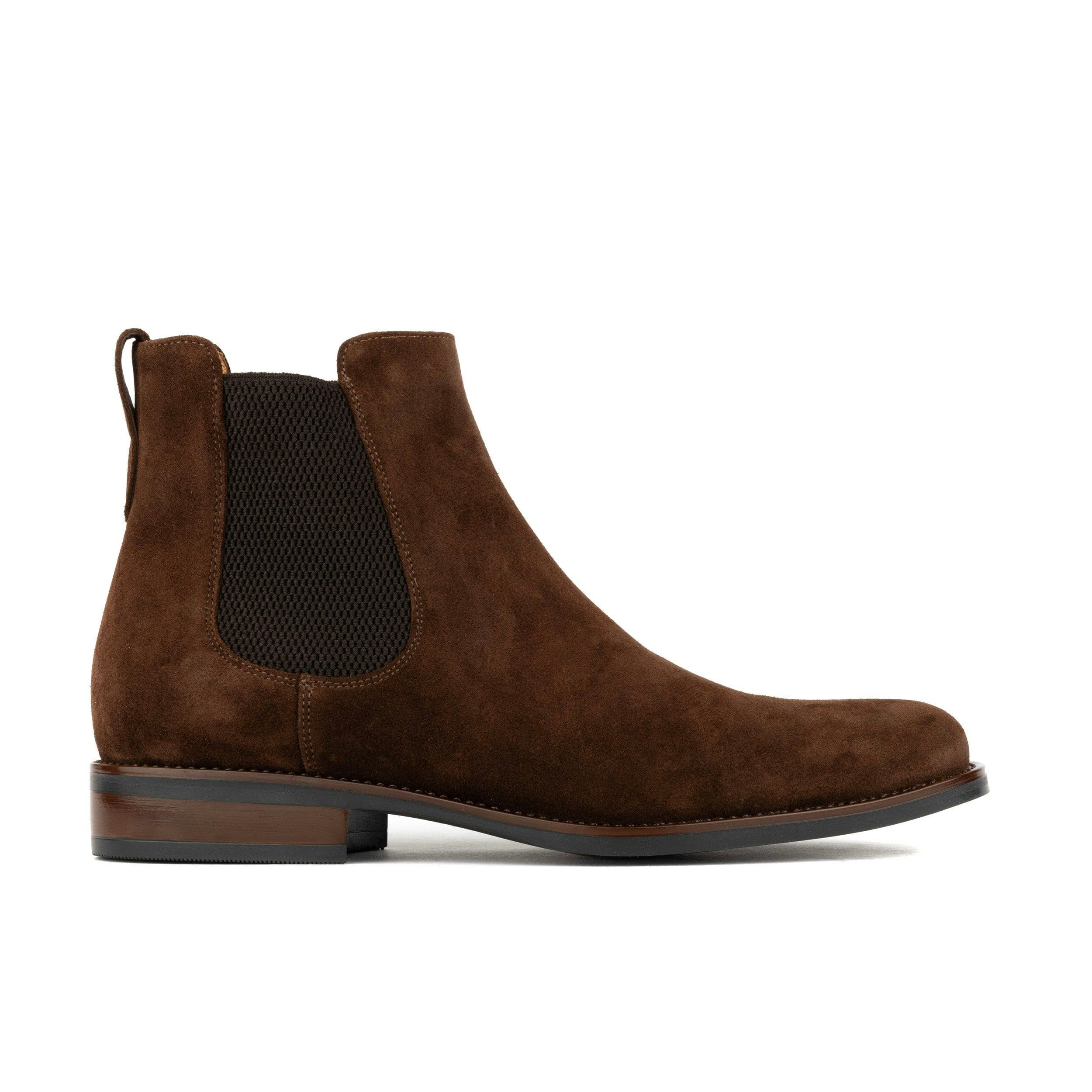 Embassy London Men's Brown Eastwood - Suede Chelsea Boot - Uk 6.5 / Eu 40 / Us 7.5