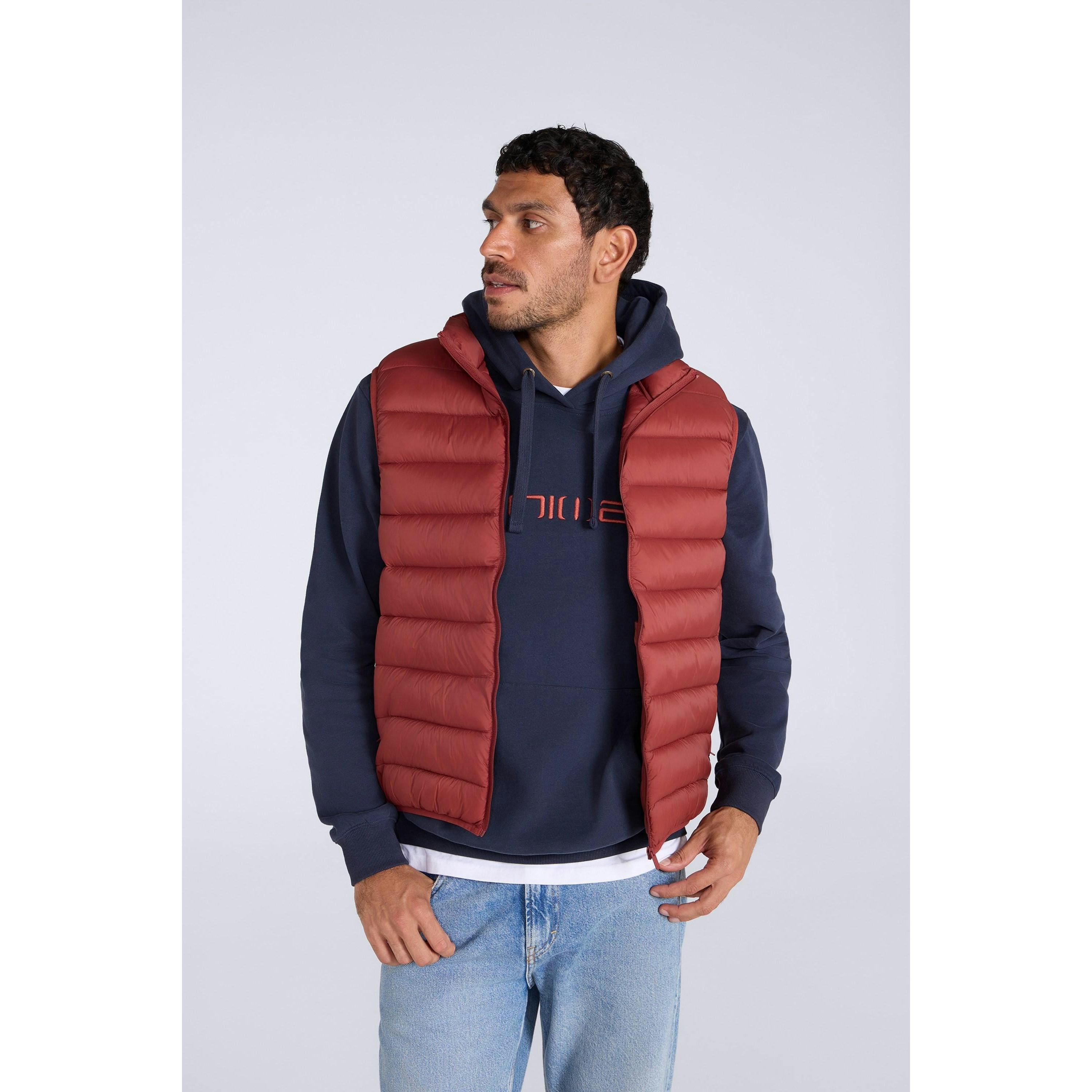 Animal Men's Light/Red Cloud Cosi Gilet - Xxl - 100% Polyamide