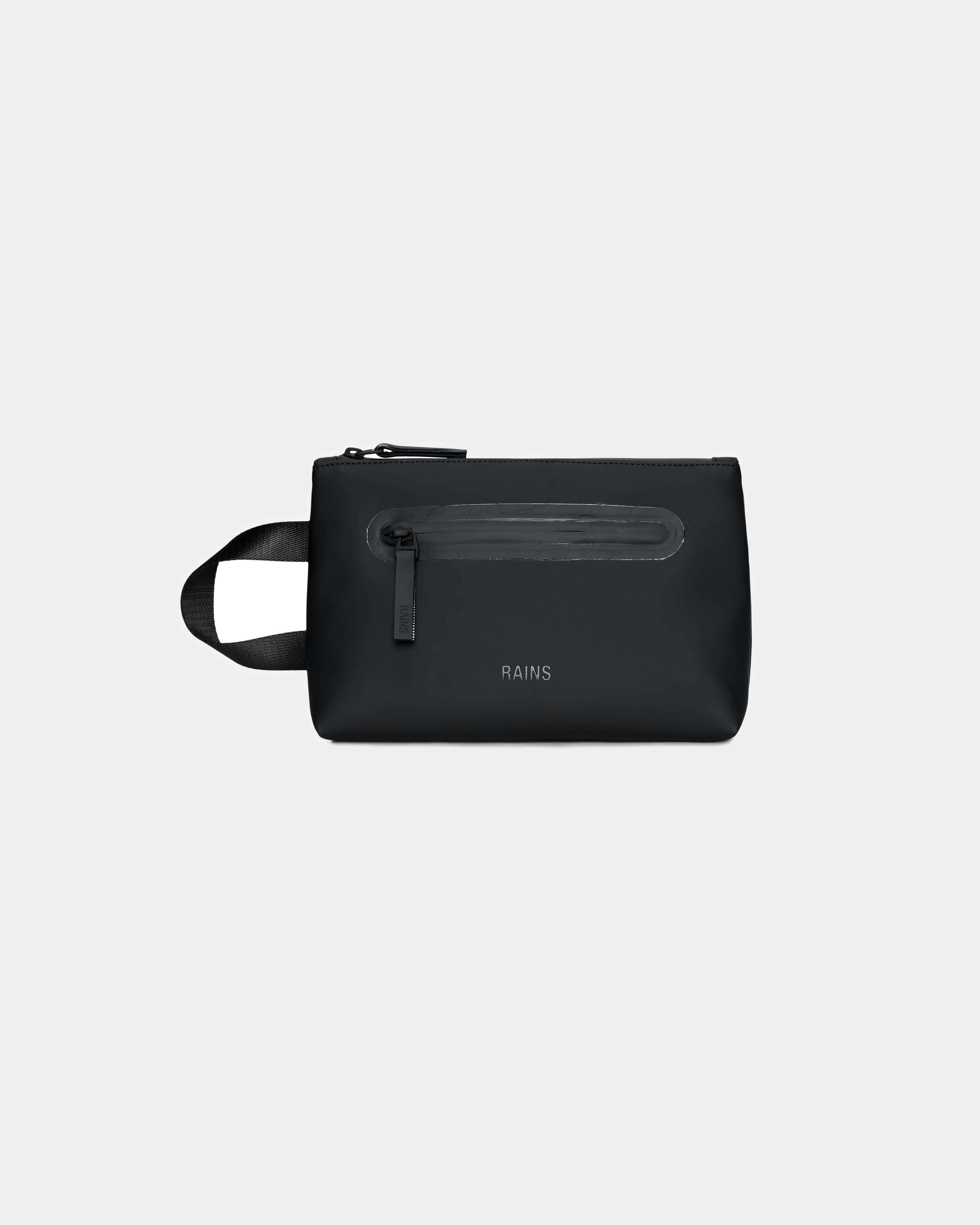 Rains Black Cosmetic Bag Zip - 01 - 01 - One Size