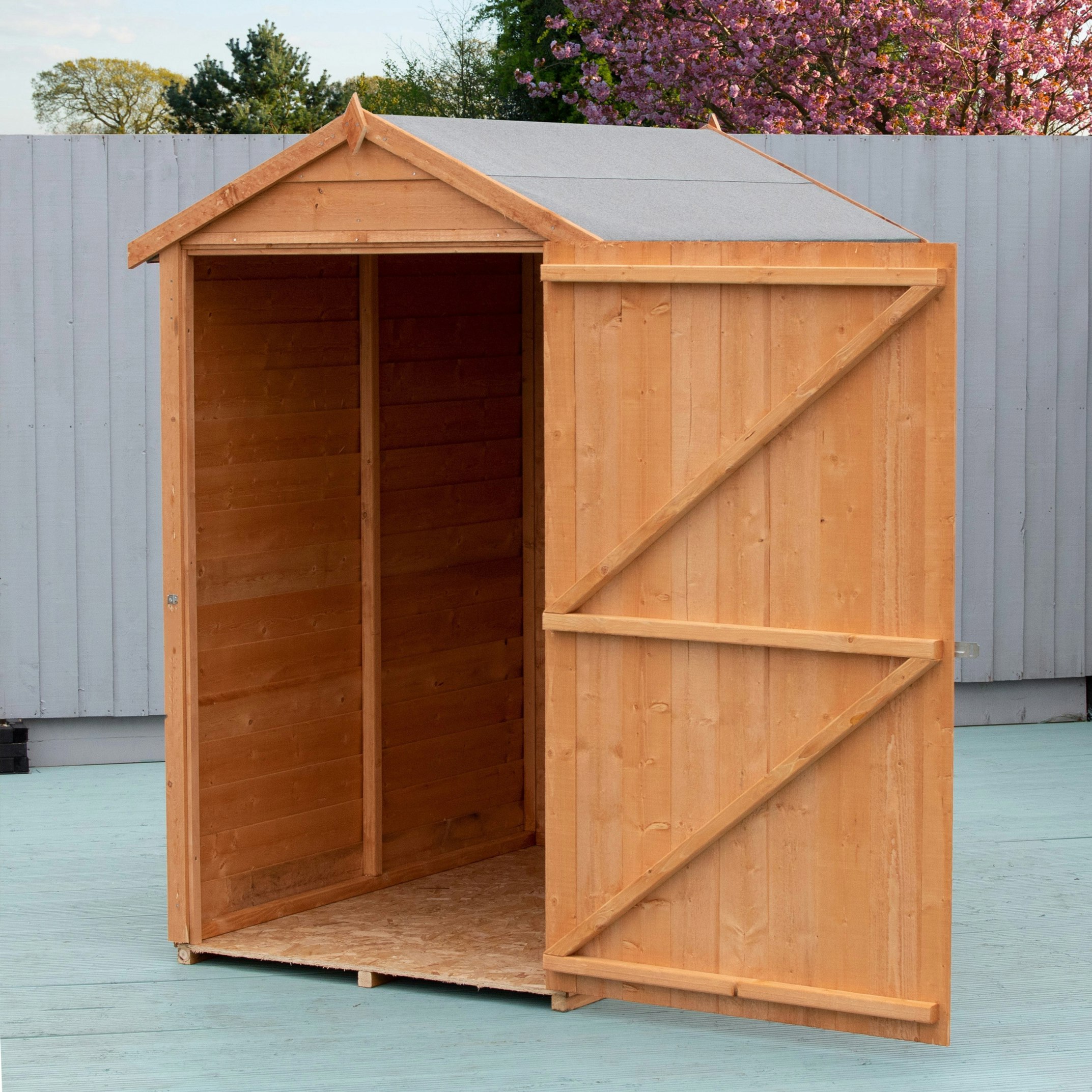 Rackhams Green Overlap 3X5 Economy Storage Shed
