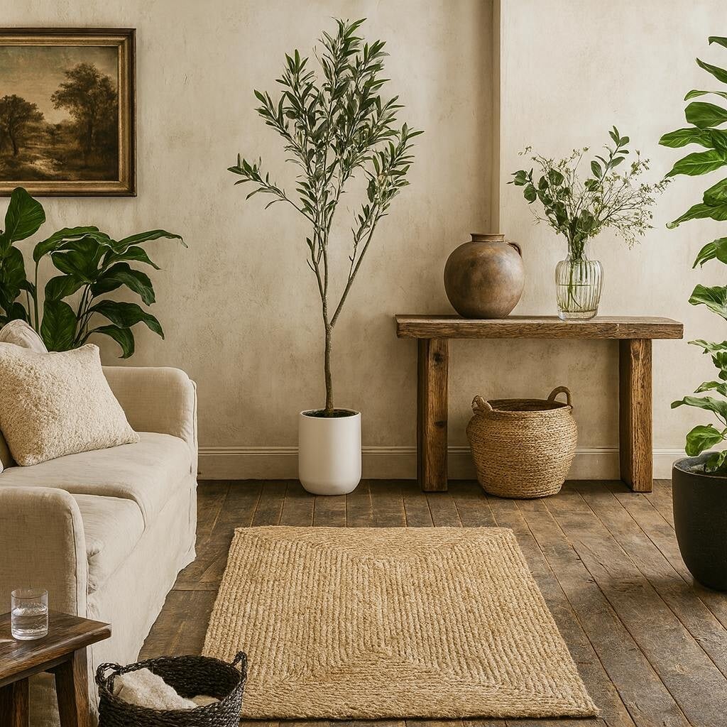 Wyld Haus Unisex Brown Mediterranean Artificial Olive Tree In White Ceramic Pot In 150Cm - Image 2