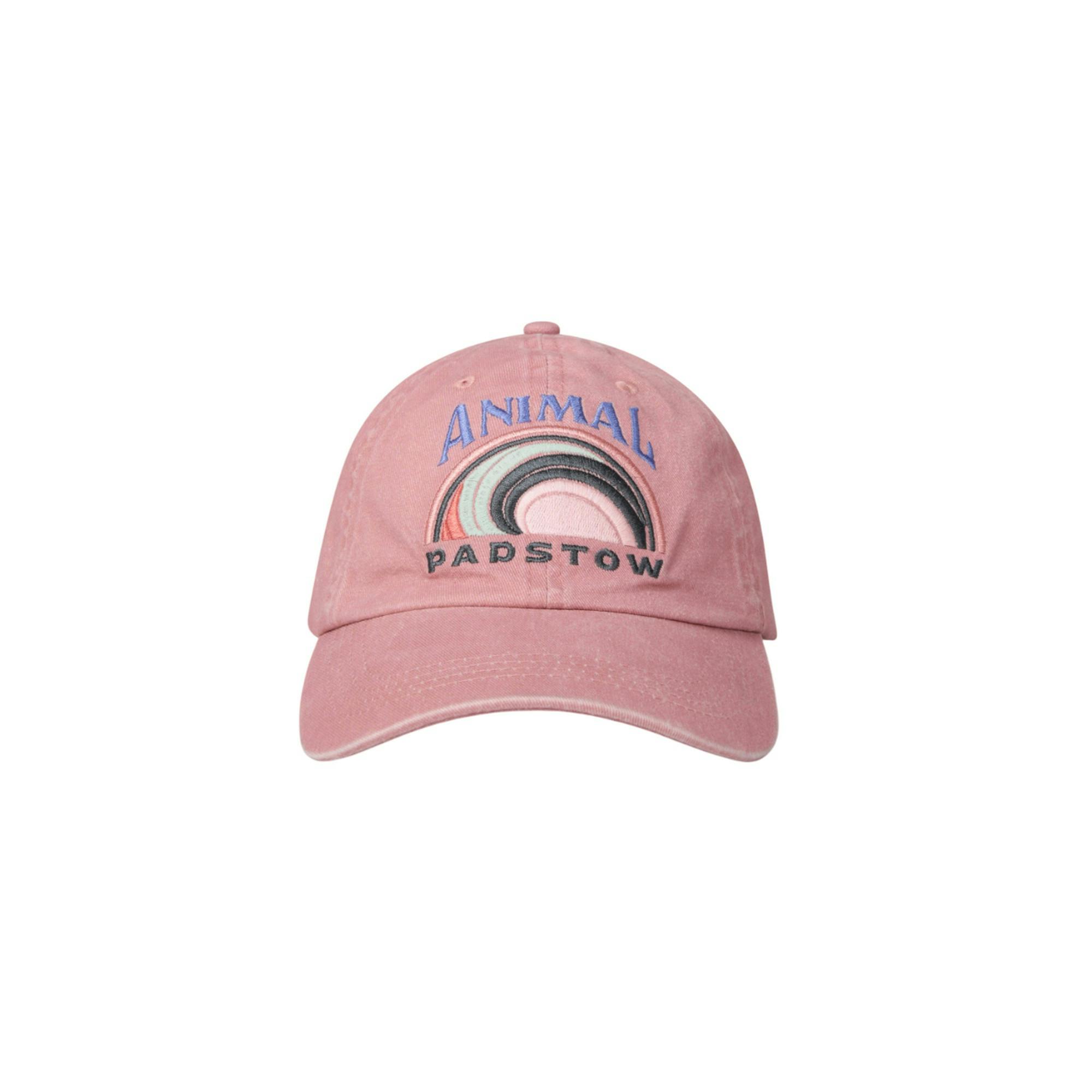 Animal Coral Padstow Baseball Cap - One Size - 100% Cotton
