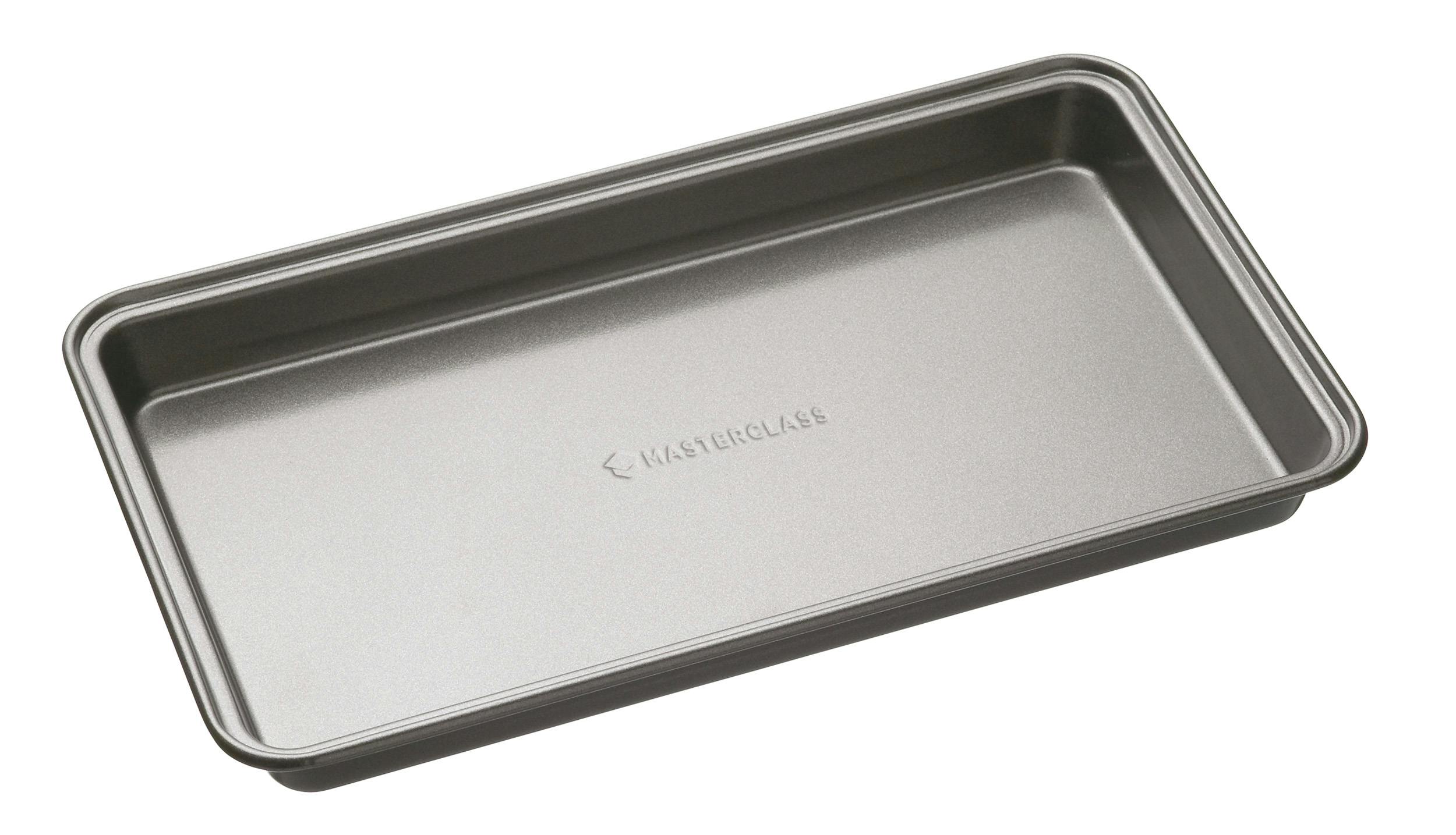 Rackhams Grey Non-Stick Brownie Pan - Steel - Baking Tin