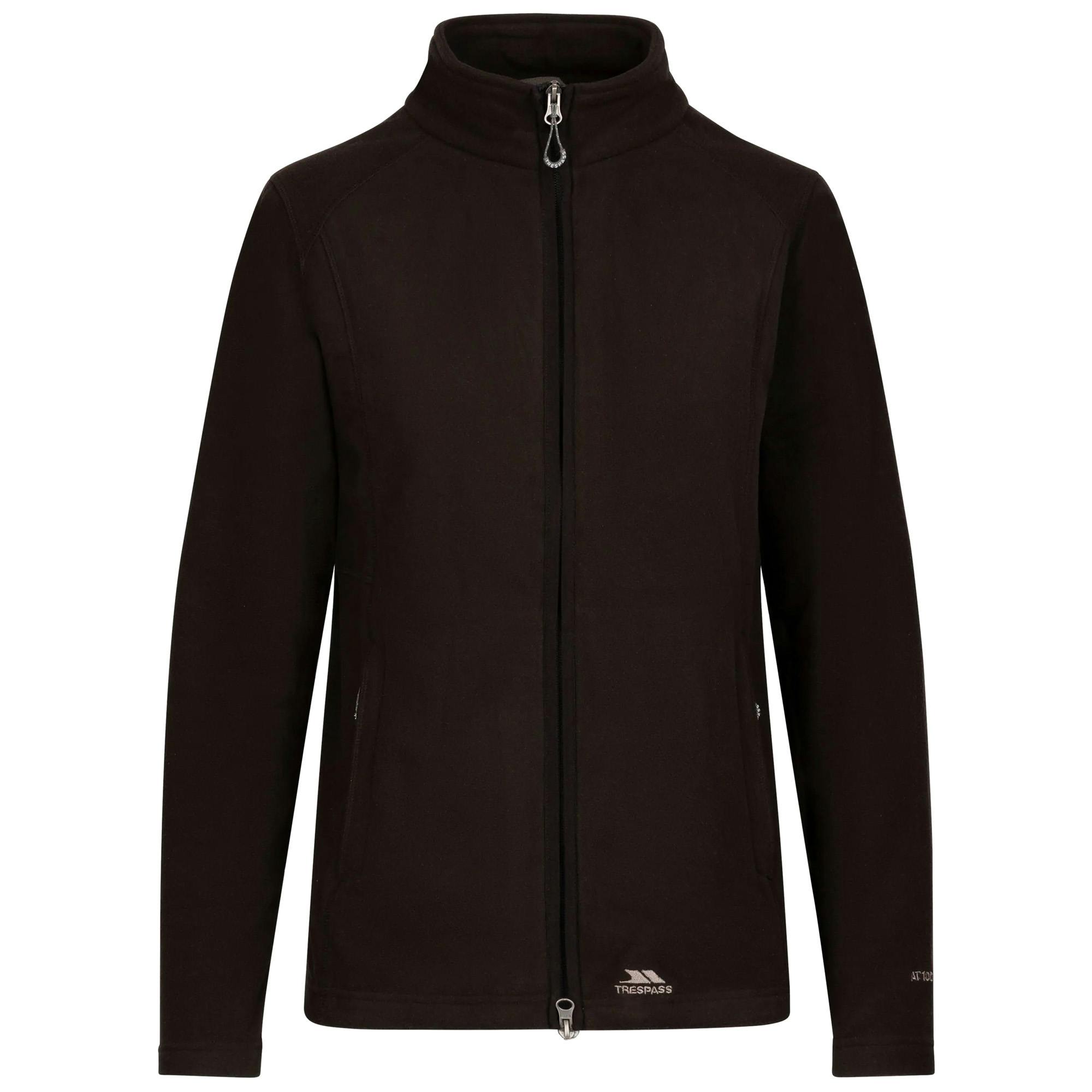 Trespass Women's Black Renato At100 Fleece Jacket - 18 Uk - 100% Polyester