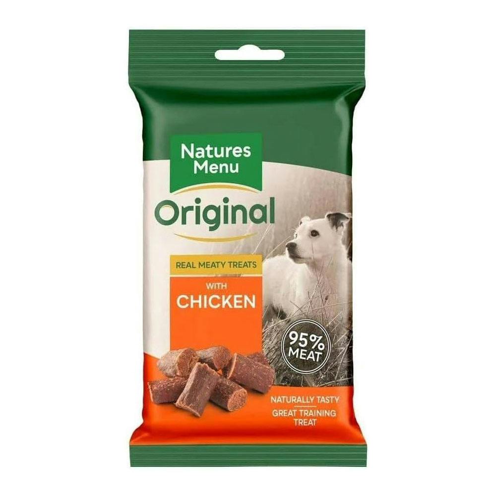 Natures Menu Real Meaty Dog & Puppy Treats 60G - 1 Pack (60G)