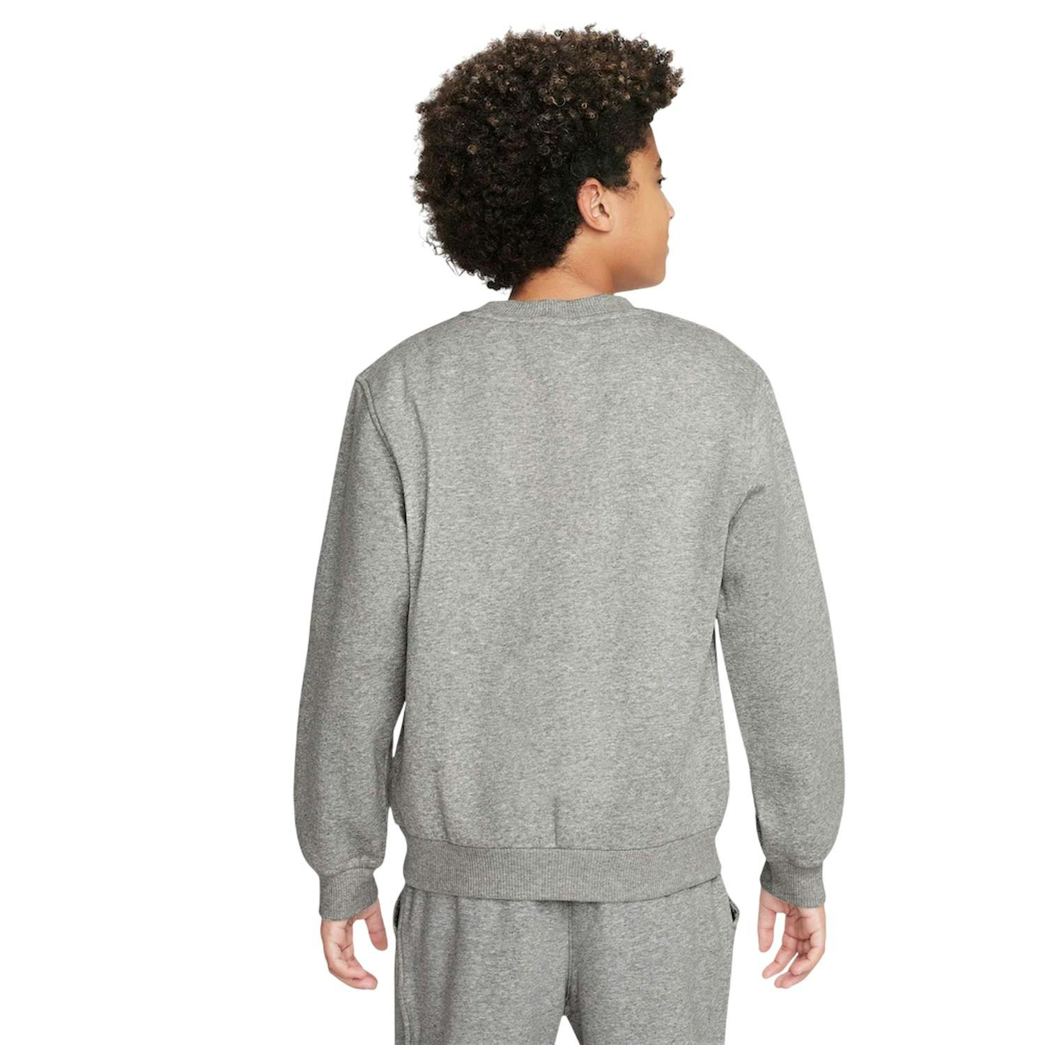 Nike Grey Kids Club Embroidered Logo Sport Sweatshirt - 9-10 Years