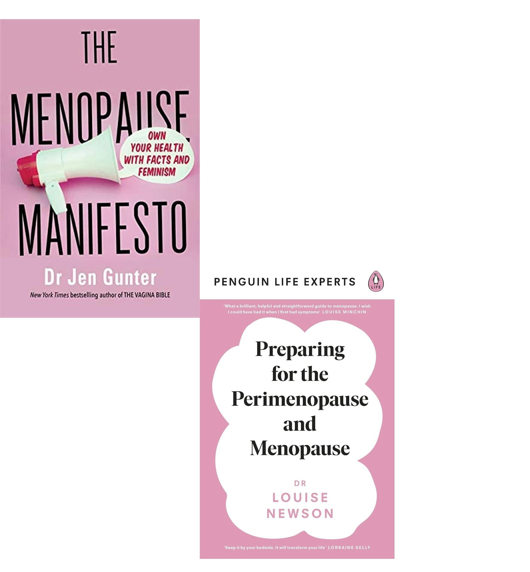 Various Publishers The Menopause Manifesto, Preparing For The Perimenopause And Menopause 2 Books Collection Set