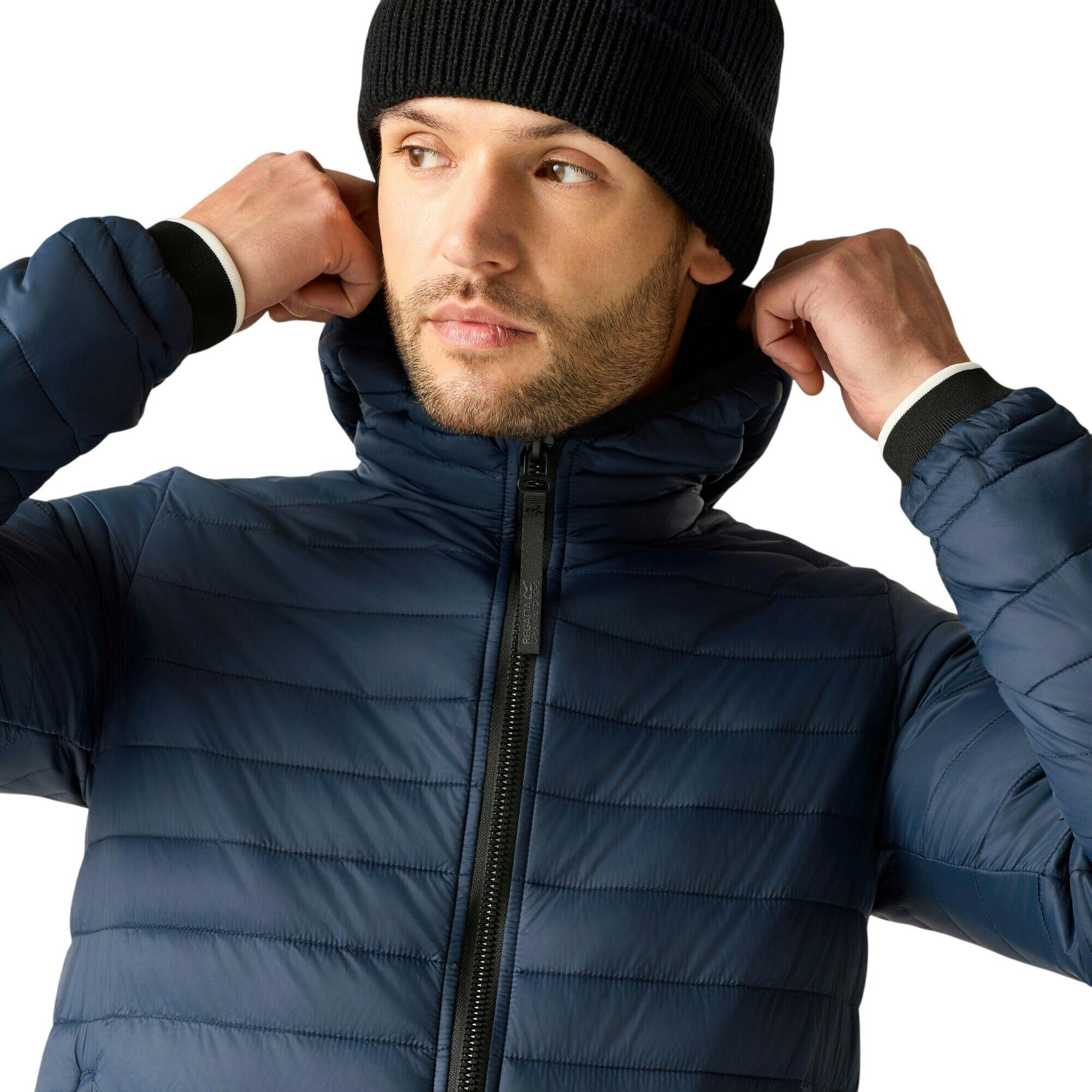 Regatta Men's Haile Padded Jacket - Navy - S - Navy - 100% Polyamide