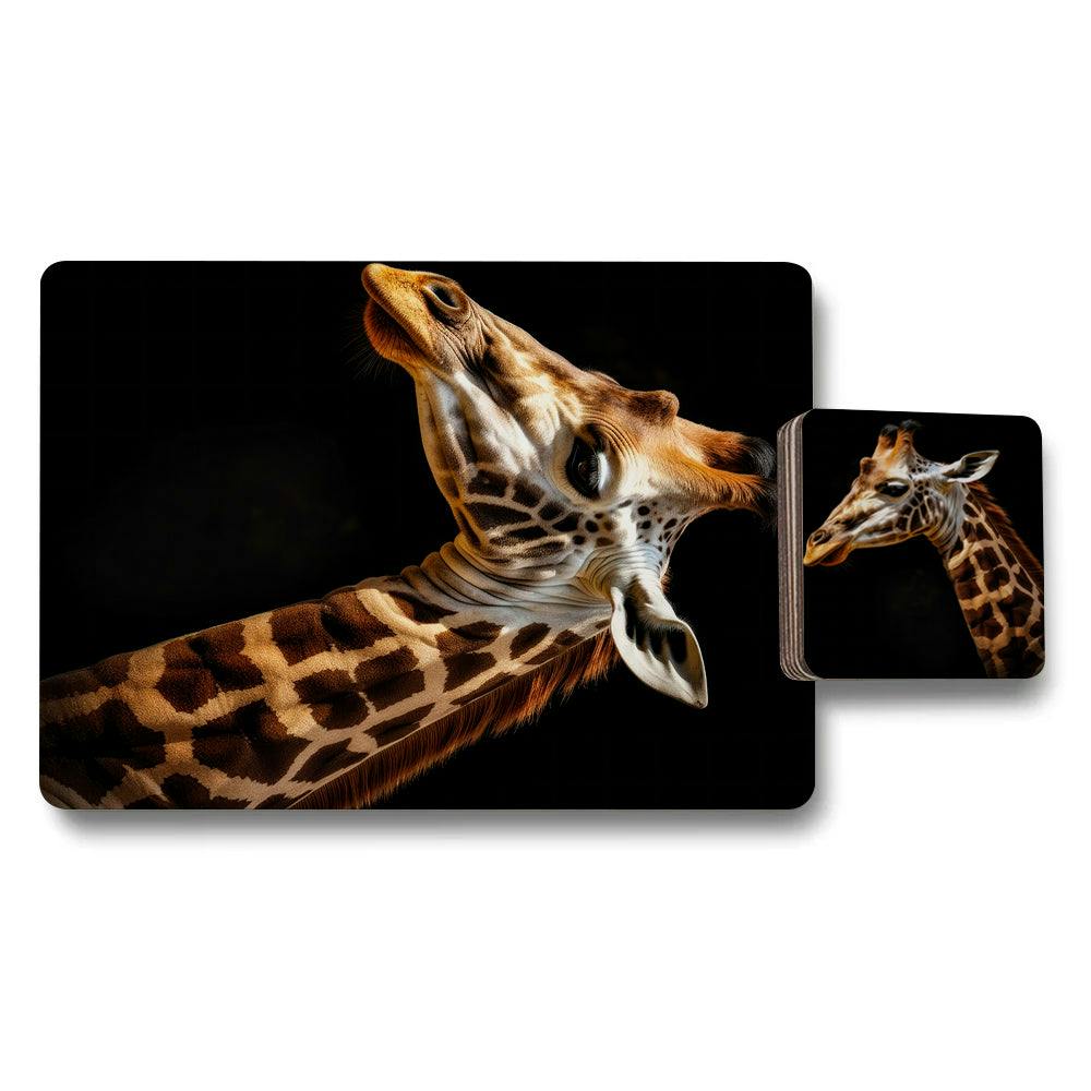 Rackhams Set Of 12 Placemats And Coasters 11X8 And 3.7X3.7 Designer Artwork