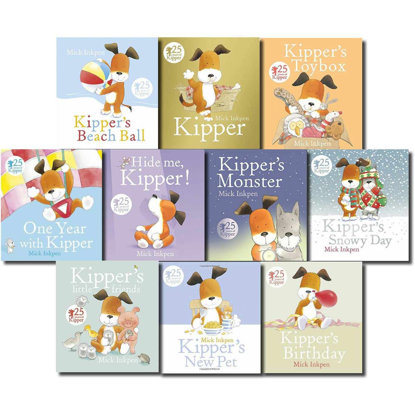 Hachette Kipper The Dog Collection 10 Books Set Inc Toy Box, Birthday, Snowy Day