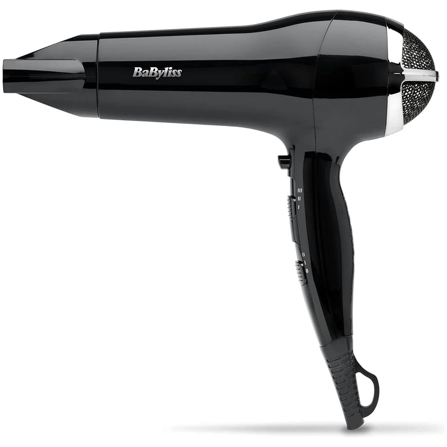 Babyliss Black Power Smooth Hair Dryer 2400W Lightweight With Ionic Technology –
