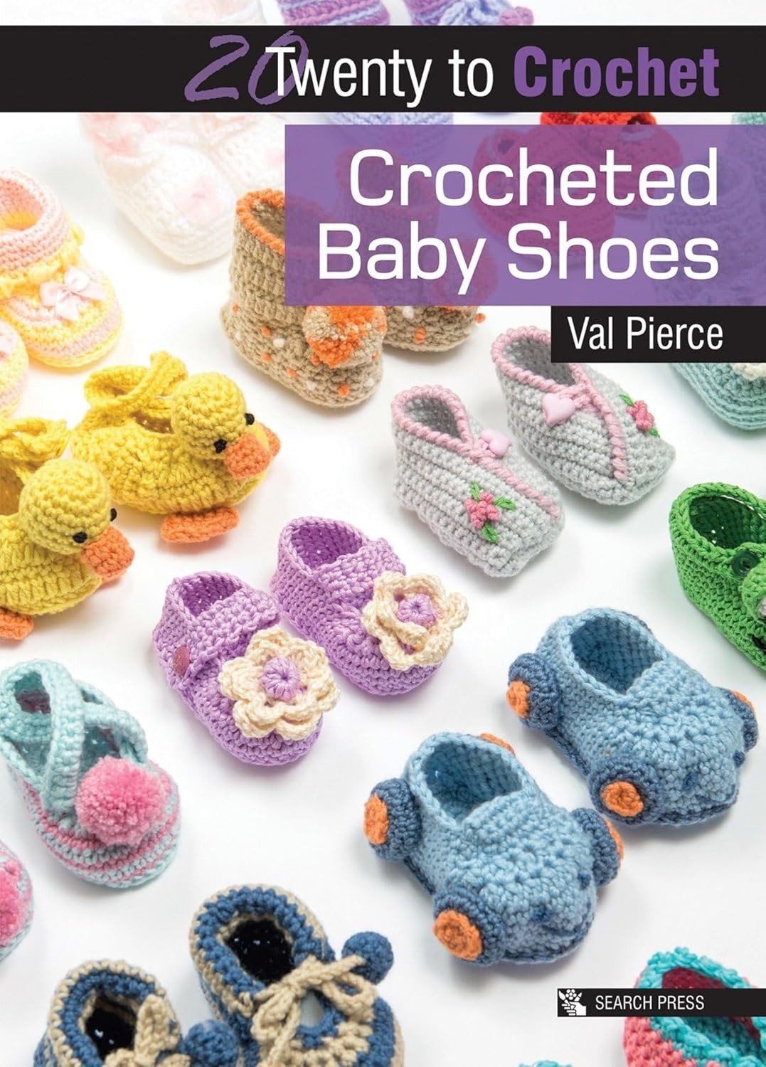 20 to Crochet: Crocheted Baby Shoes by Val Pierce (Paperback, 2017) - Image 12