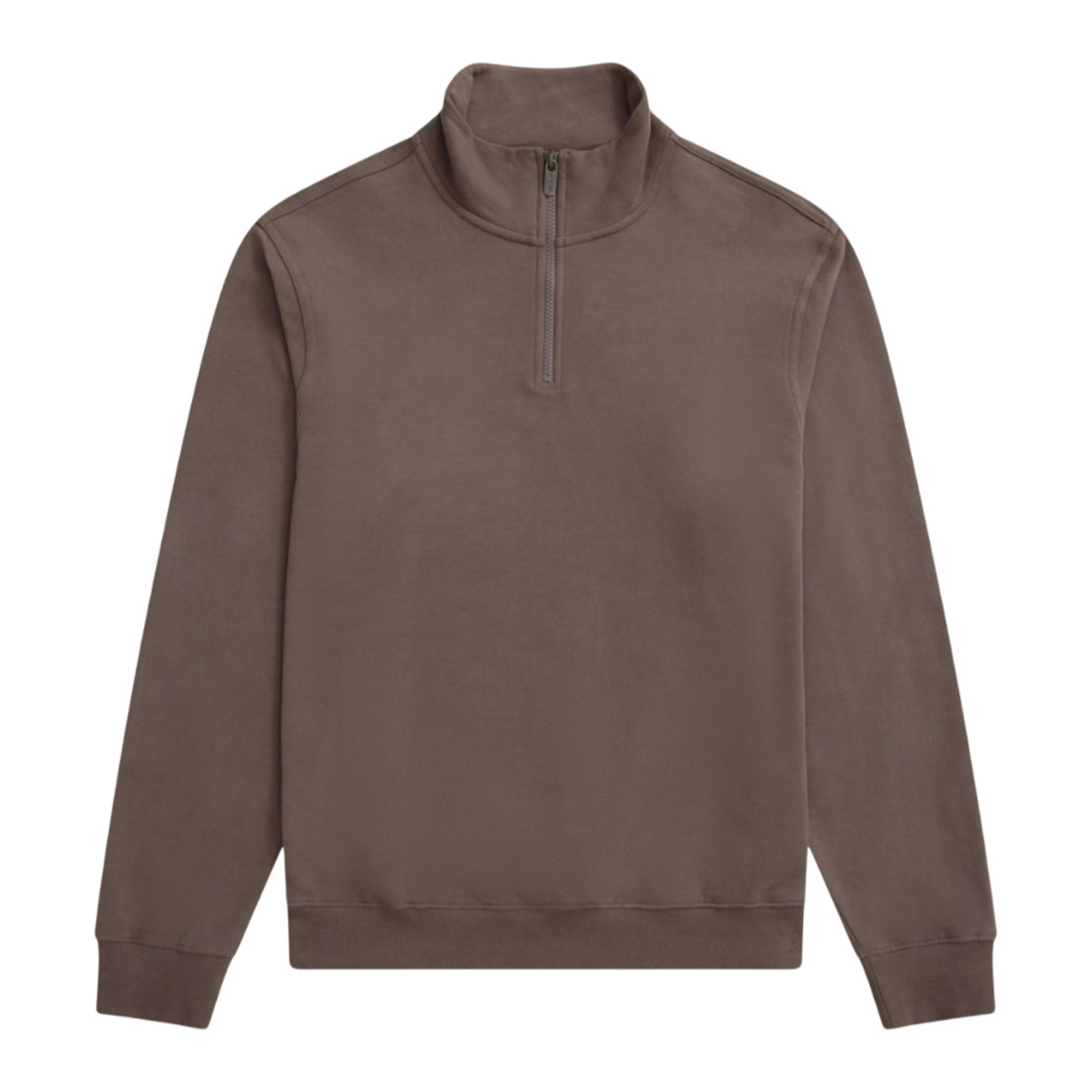 Animal Men's Brown Sid Half Zip Sweatshirt - Xl - 100% Organic Cotton