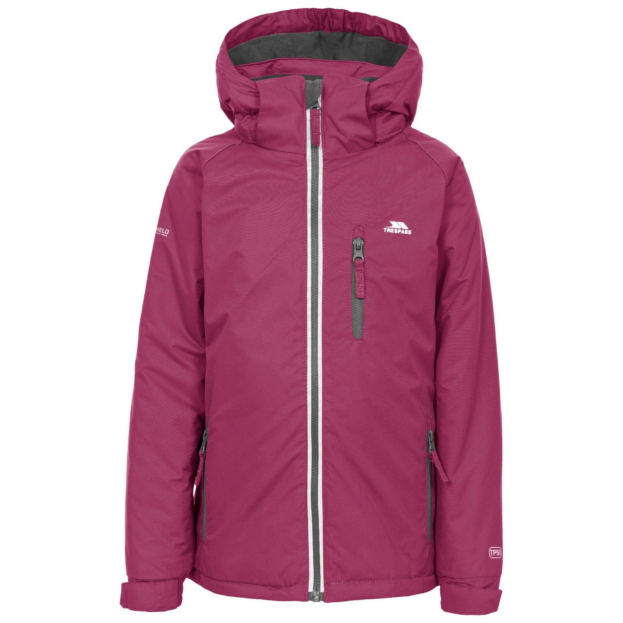 Trespass Childrens/Kids Cornell Ii Tp50 Jacket - Berry - 9-10 Years - Berry - 100% Polyester